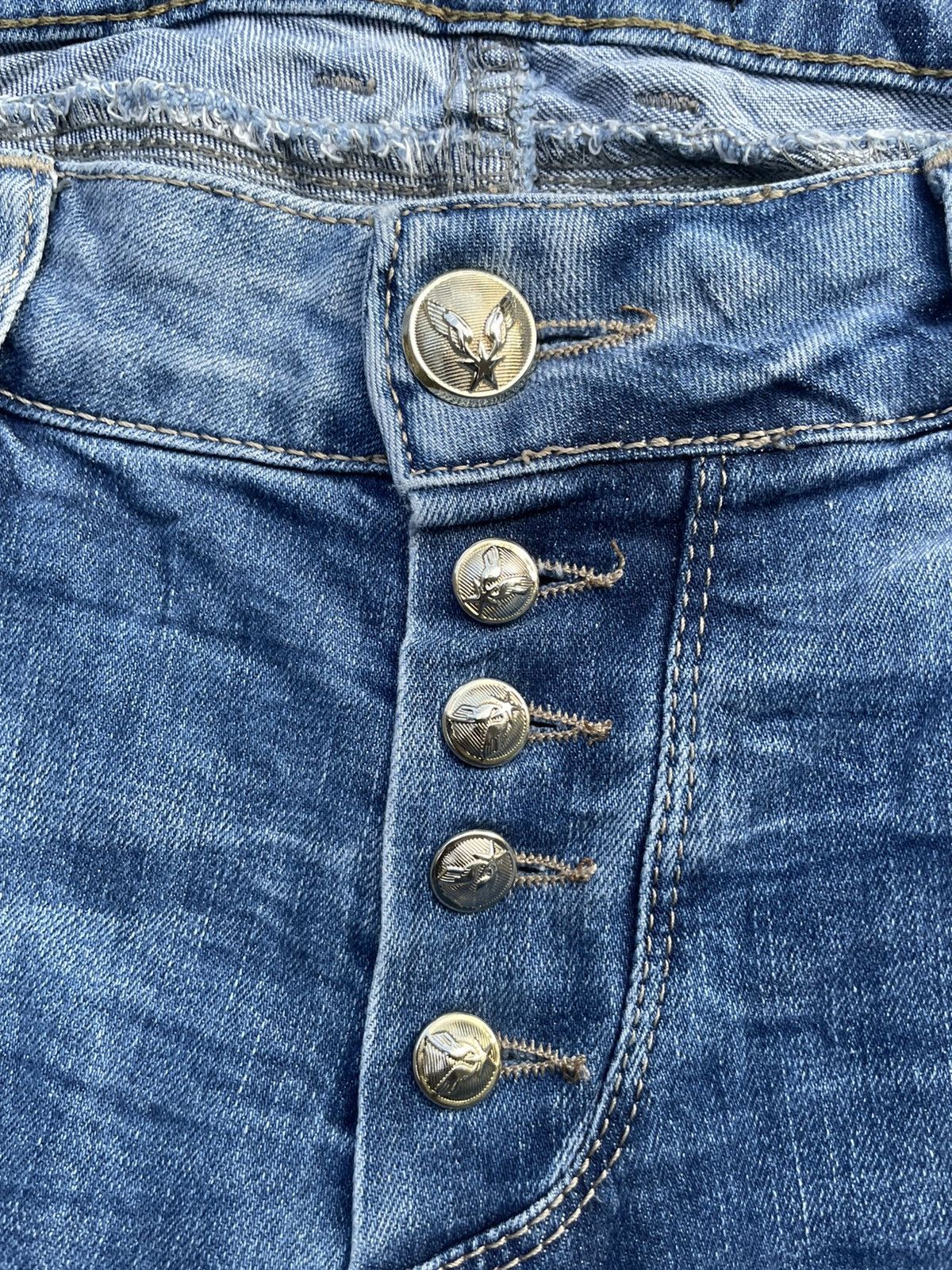 Designer × Philipp Plein Philipp Plein Miami Cut Distressed Denim Size US 33 - 21 Thumbnail