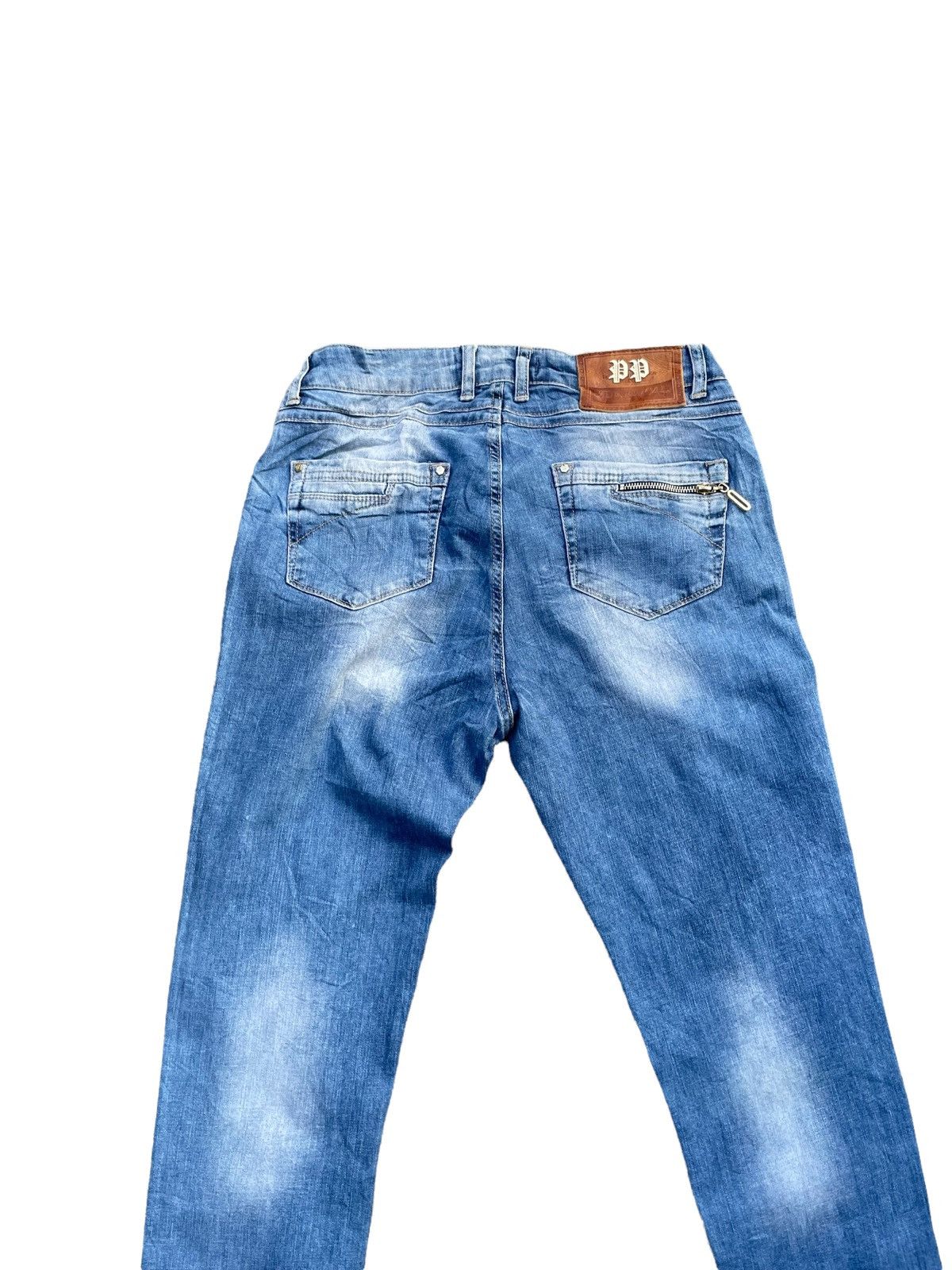 Designer × Philipp Plein Philipp Plein Miami Cut Distressed Denim Size US 33 - 10 Thumbnail