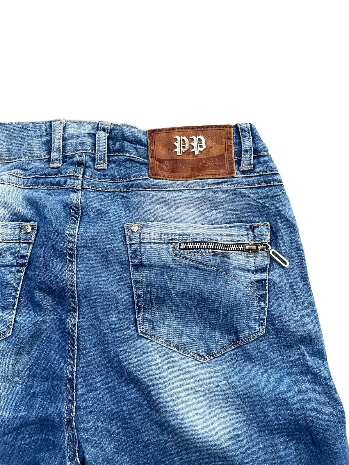Designer × Philipp Plein Philipp Plein Miami Cut Distressed Denim Size US 33 - 12 Thumbnail