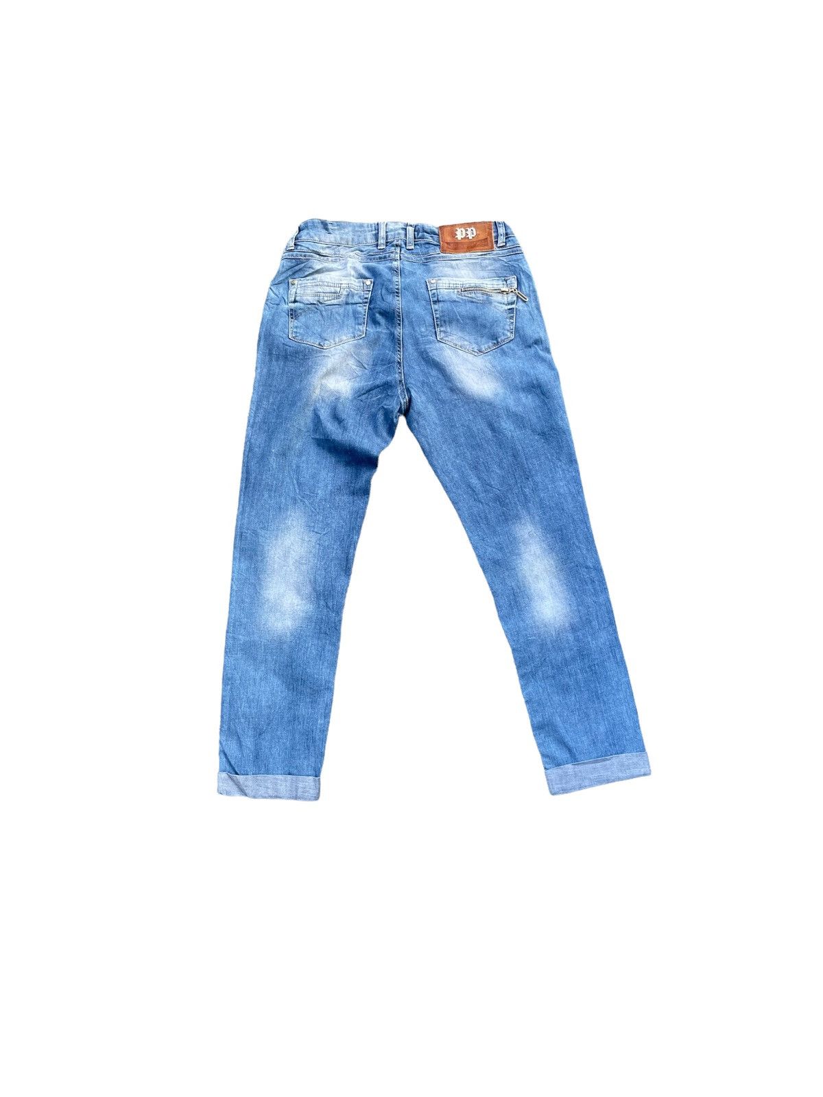 Designer × Philipp Plein Philipp Plein Miami Cut Distressed Denim Size US 33 - 9 Thumbnail