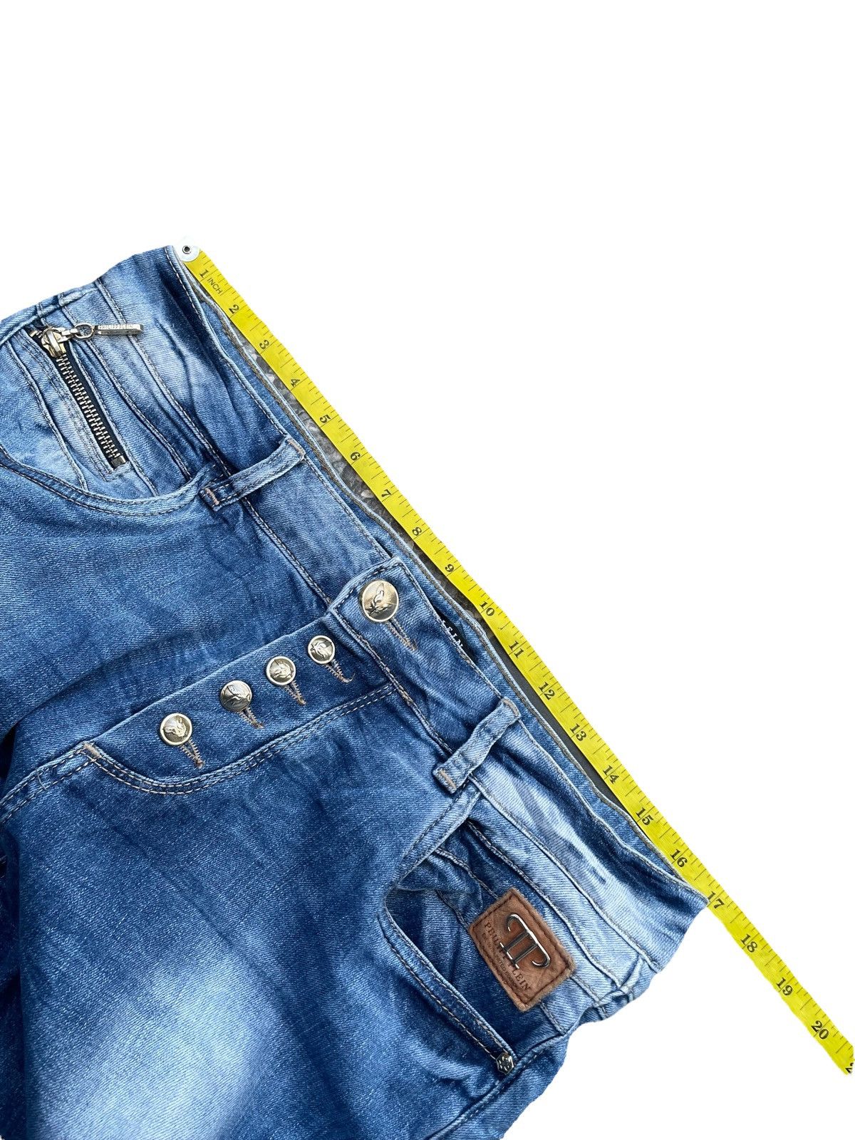 Designer × Philipp Plein Philipp Plein Miami Cut Distressed Denim Size US 33 - 2 Thumbnail