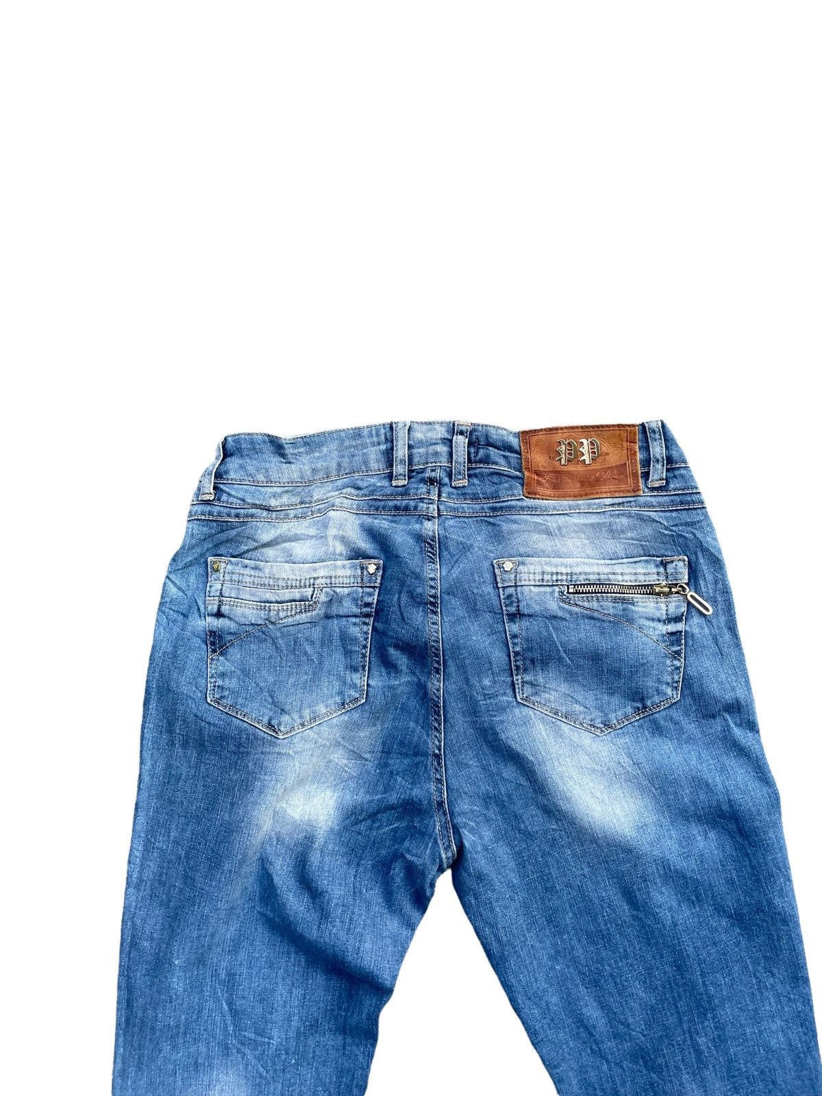 Designer × Philipp Plein Philipp Plein Miami Cut Distressed Denim Size US 33 - 11 Thumbnail