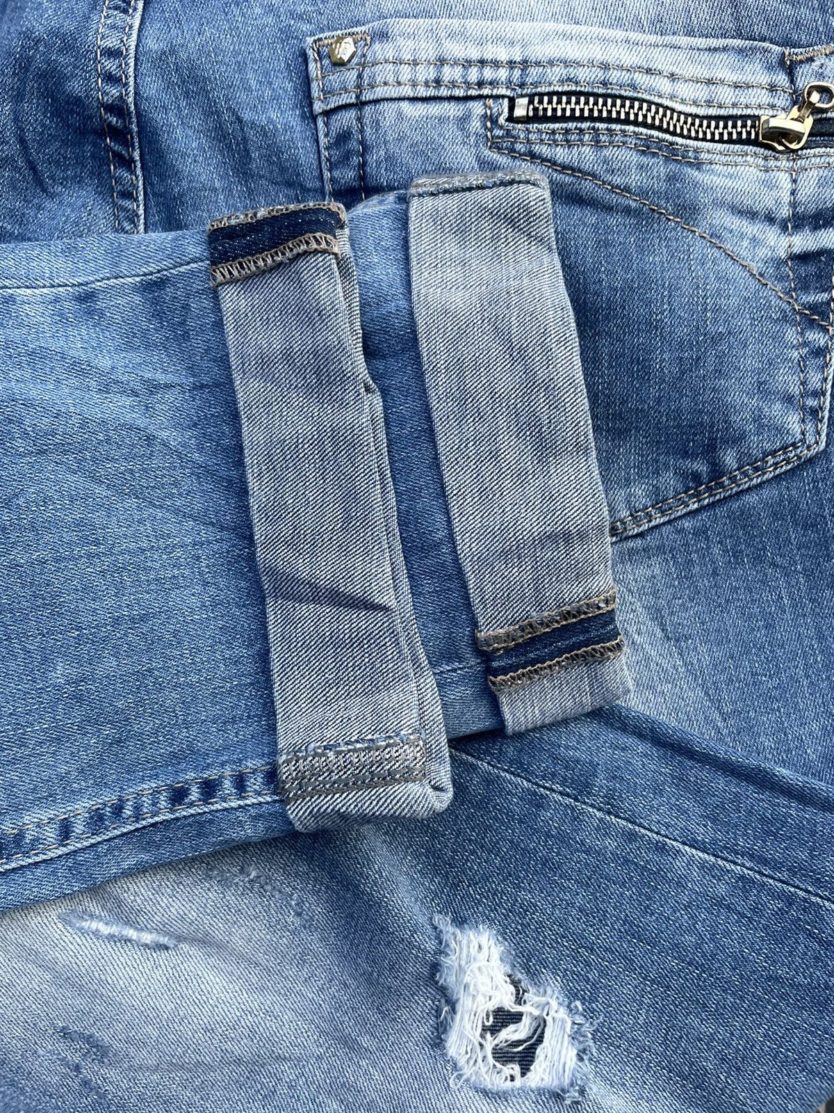Designer × Philipp Plein Philipp Plein Miami Cut Distressed Denim Size US 33 - 13 Thumbnail