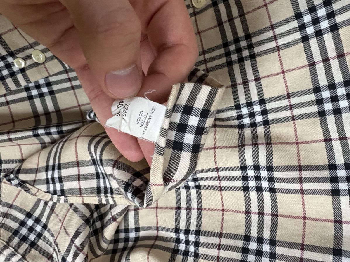 Burberry Authentic Burberry Nova Check Button Up Shirt Hype Designer Size US M / EU 48-50 / 2 - 10 Thumbnail