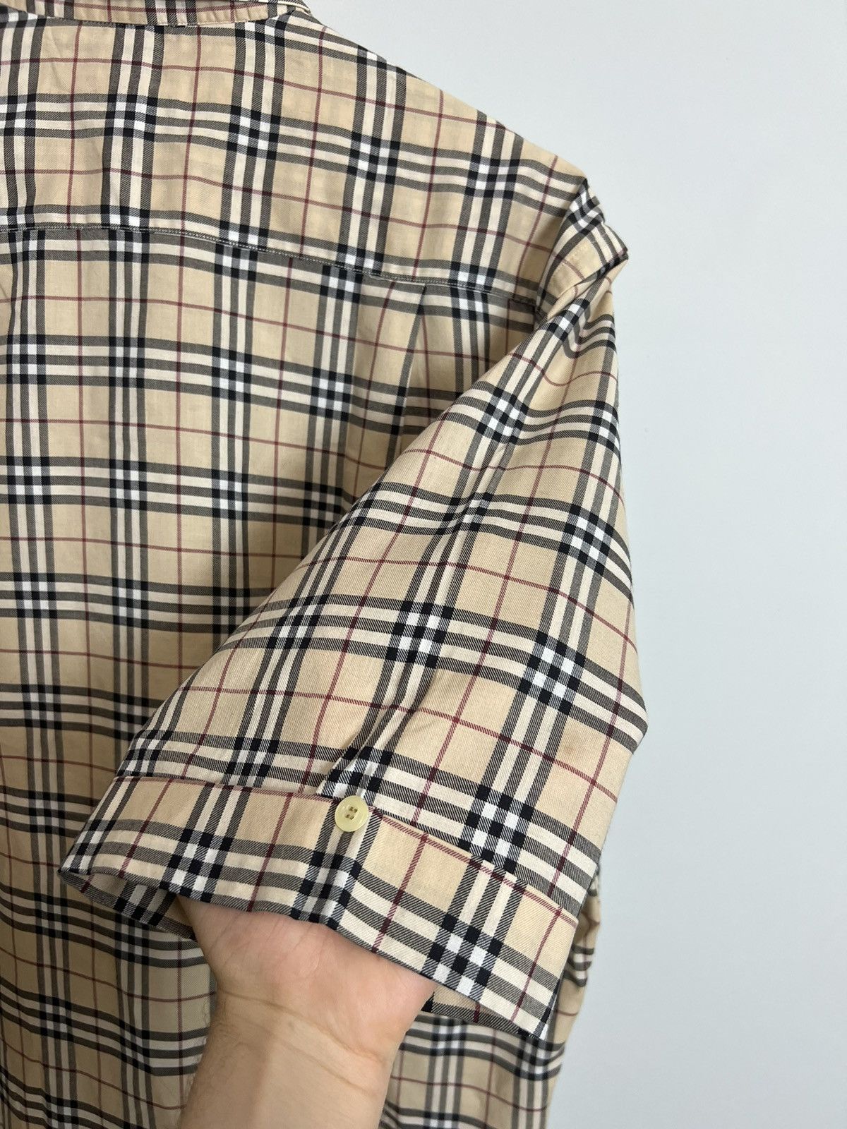 Burberry Authentic Burberry Nova Check Button Up Shirt Hype Designer Size US M / EU 48-50 / 2 - 7 Thumbnail