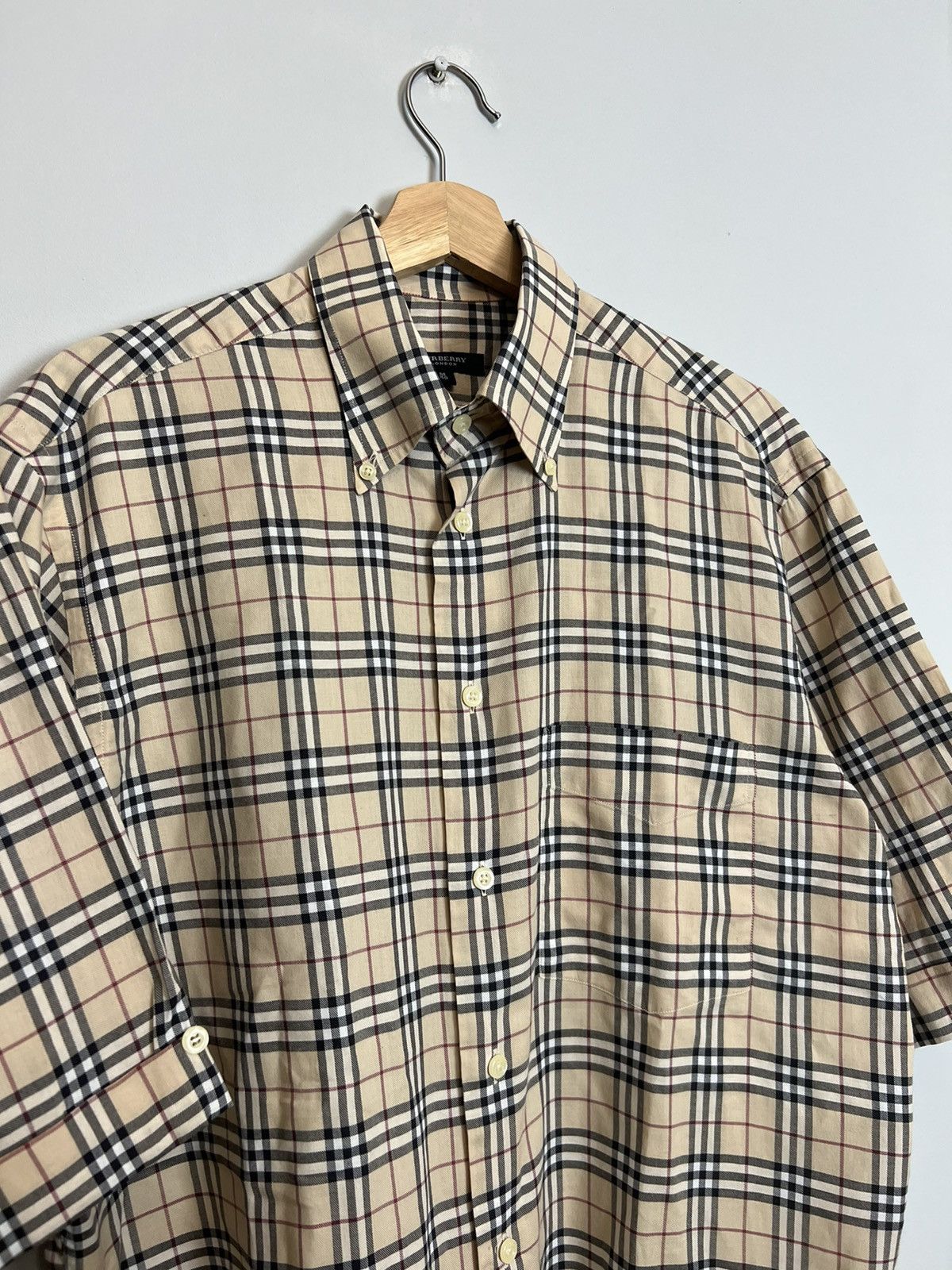 Burberry Authentic Burberry Nova Check Button Up Shirt Hype Designer Size US M / EU 48-50 / 2 - 3 Thumbnail