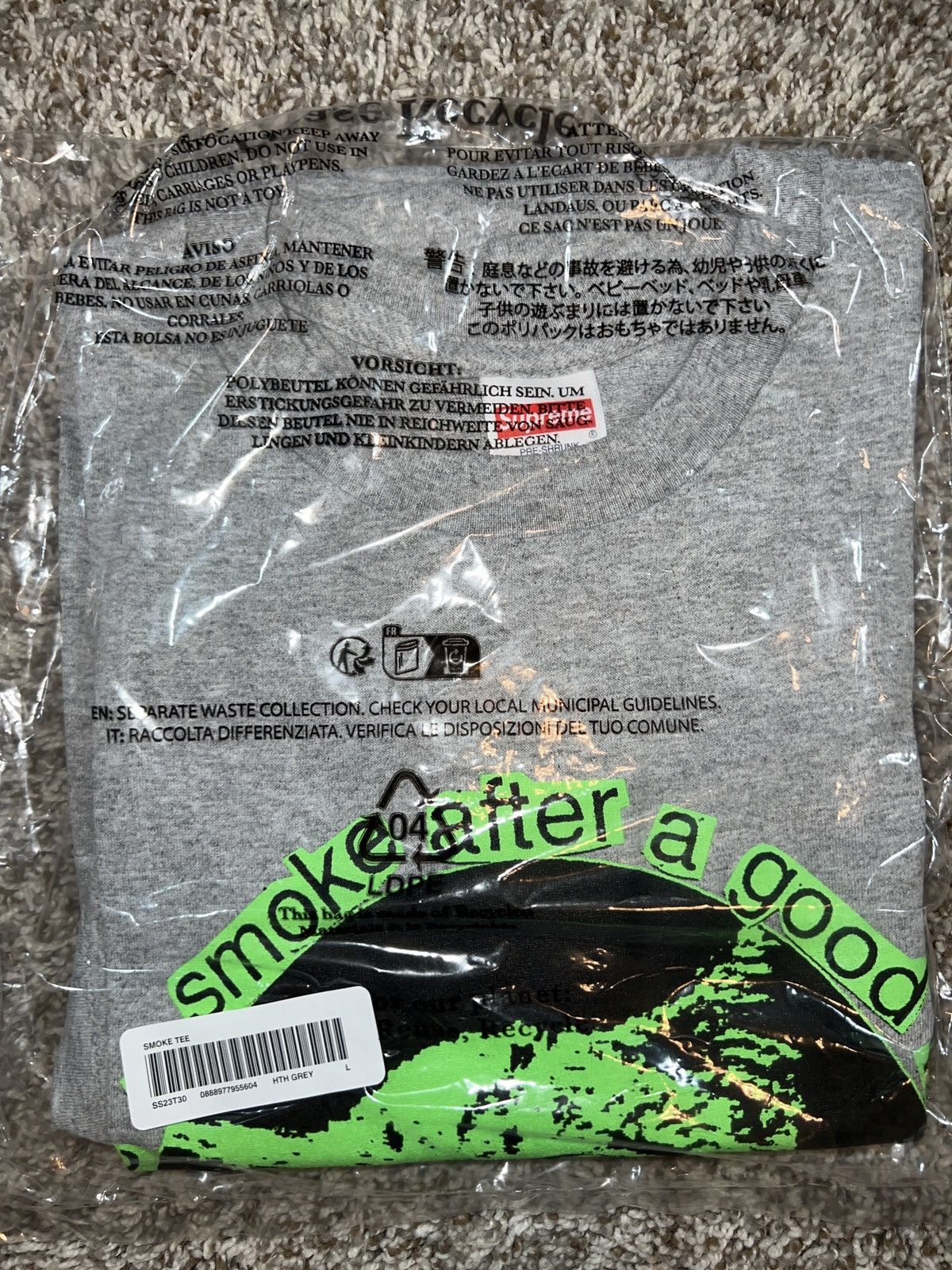 Supreme Smoking Cat Tee