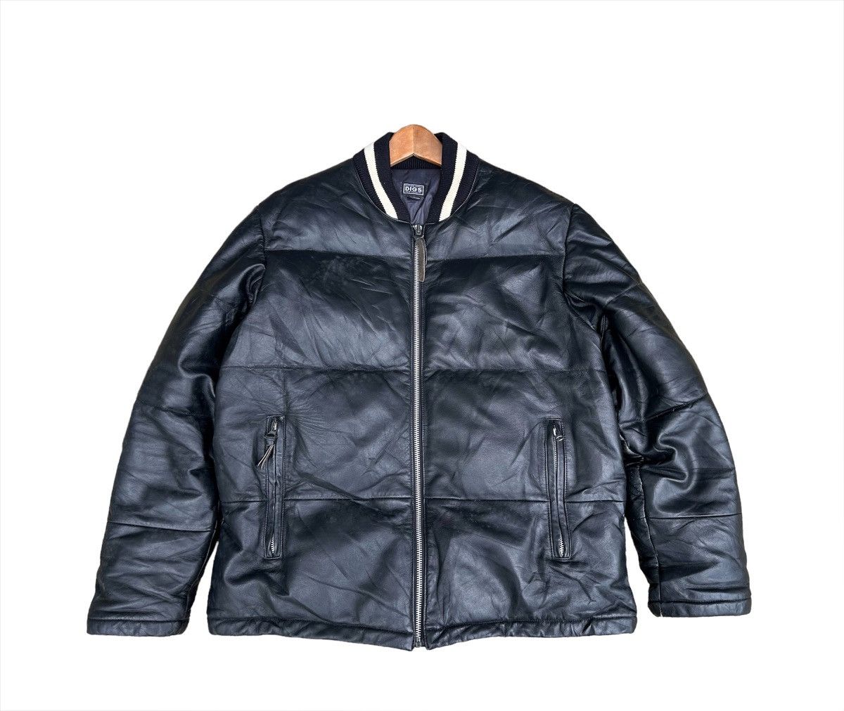 Vintage Digs leather puffer jacket Size US M / EU 48-50 / 2 - 1 Thumbnail