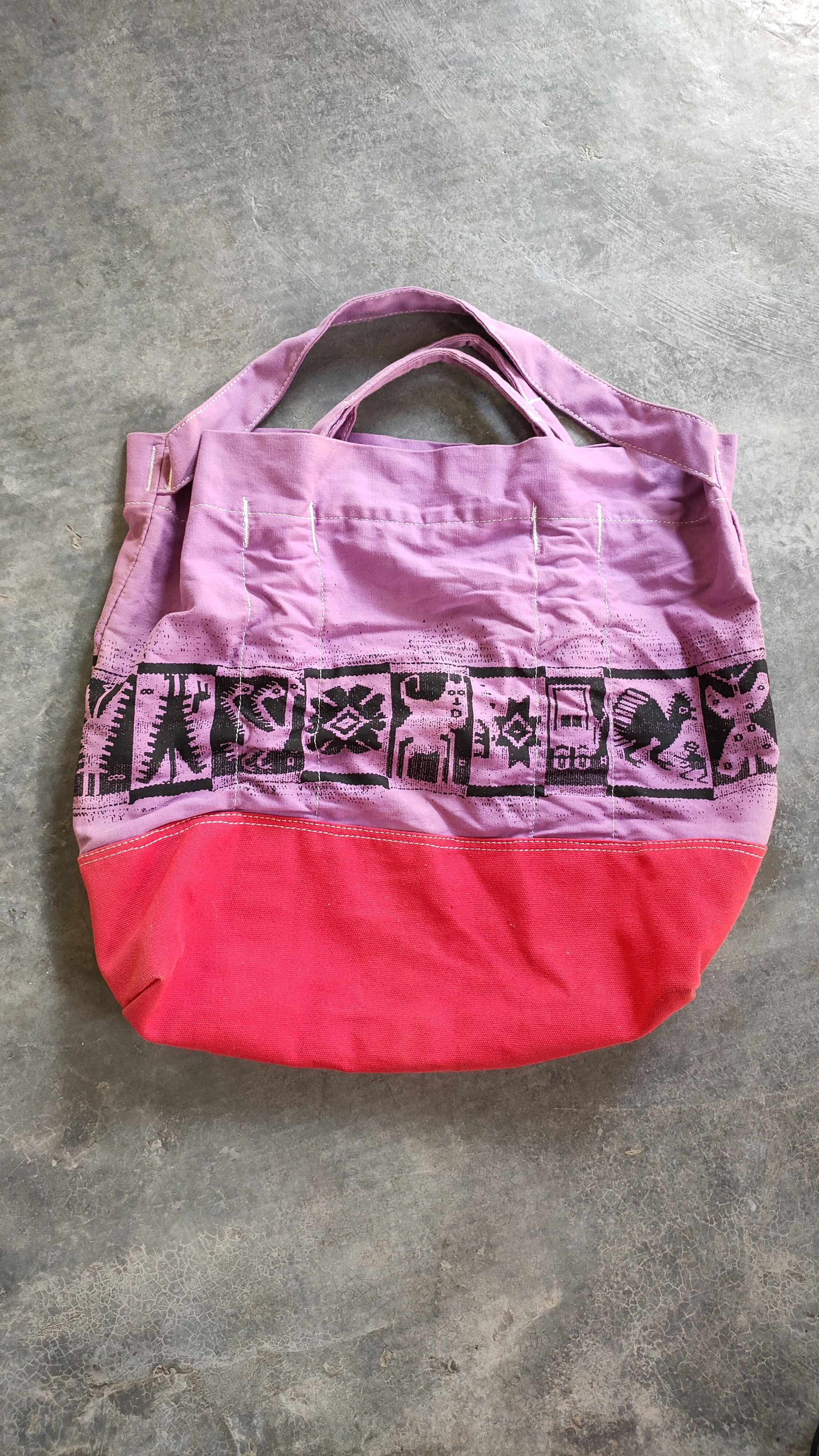 Issey Miyake VTG ZUCCA ULTRAMAN MONSTER TOTE BAG Size ONE SIZE - 5 Thumbnail