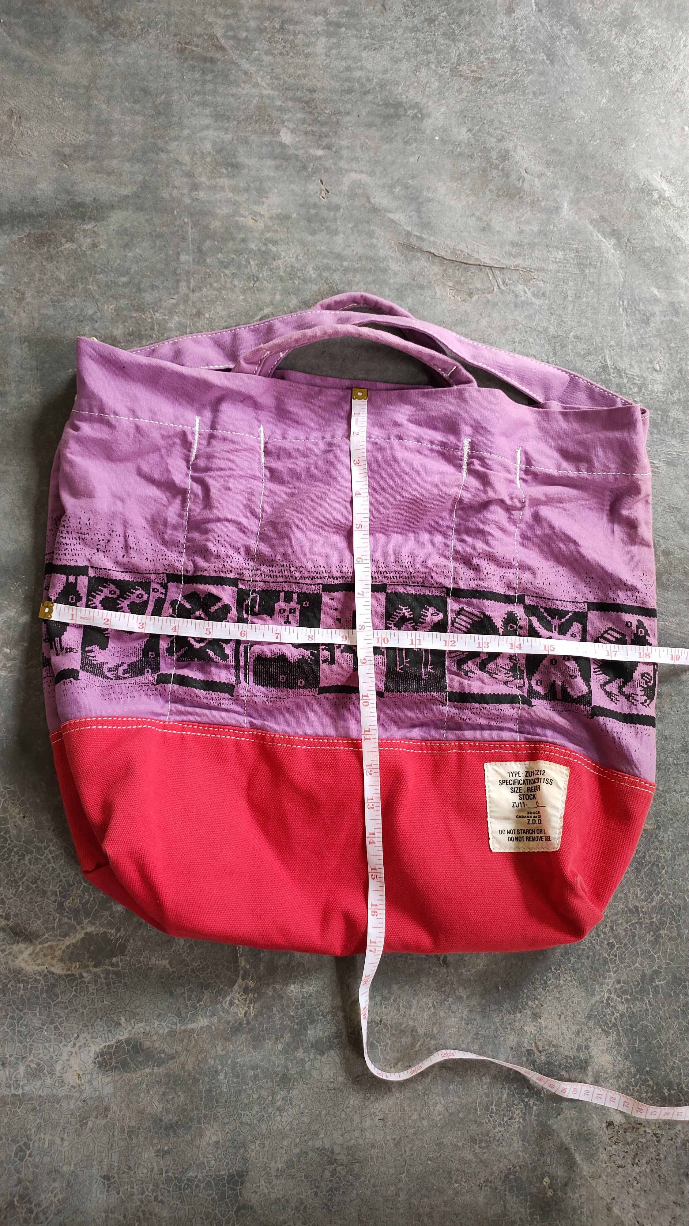 Issey Miyake VTG ZUCCA ULTRAMAN MONSTER TOTE BAG Size ONE SIZE - 2 Thumbnail