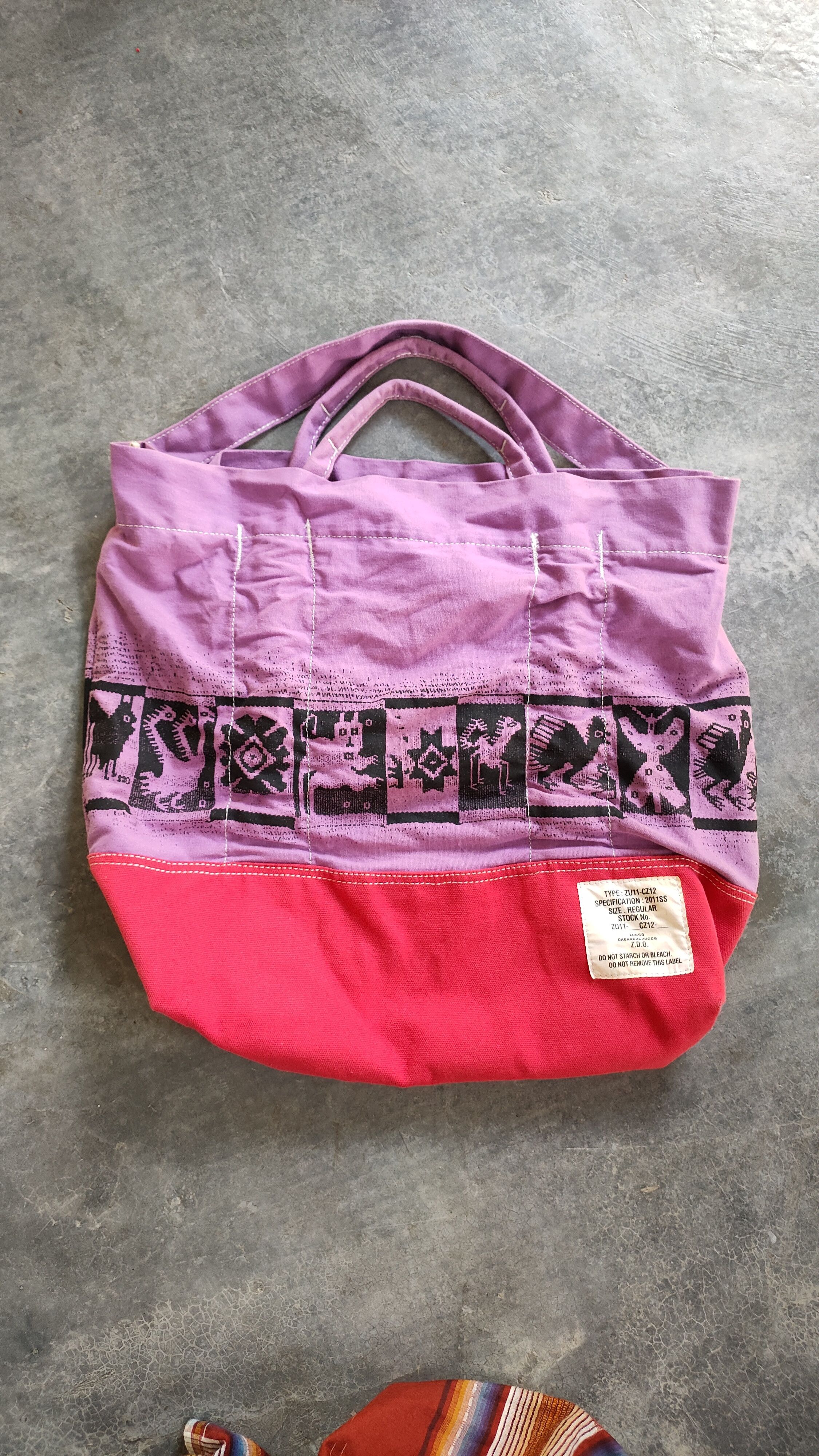 Issey Miyake VTG ZUCCA ULTRAMAN MONSTER TOTE BAG Size ONE SIZE - 10 Thumbnail