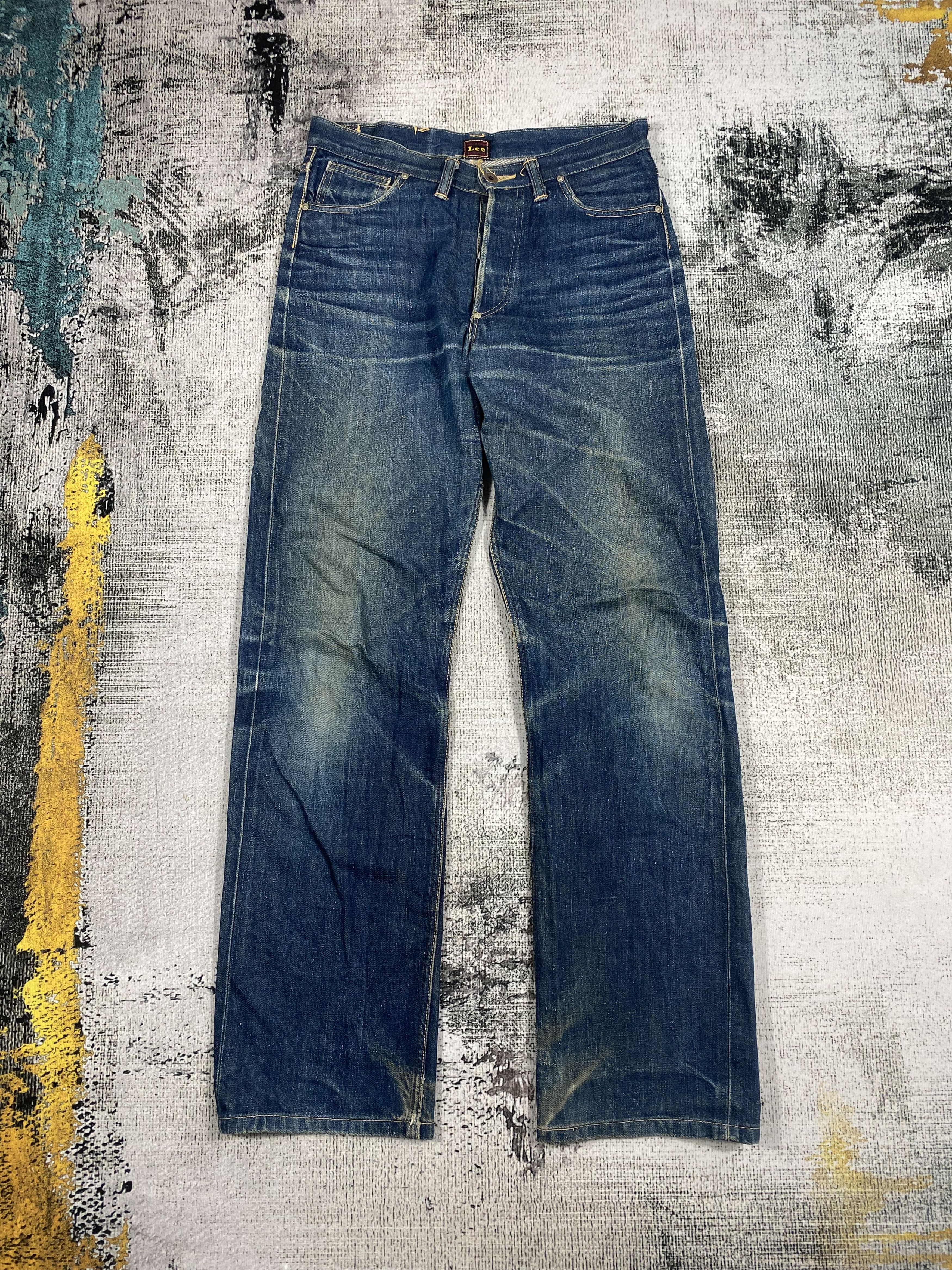 Lee × Vintage Lee Union Made Redline Rusty Distressed Denims Size US 29 - 1 Thumbnail