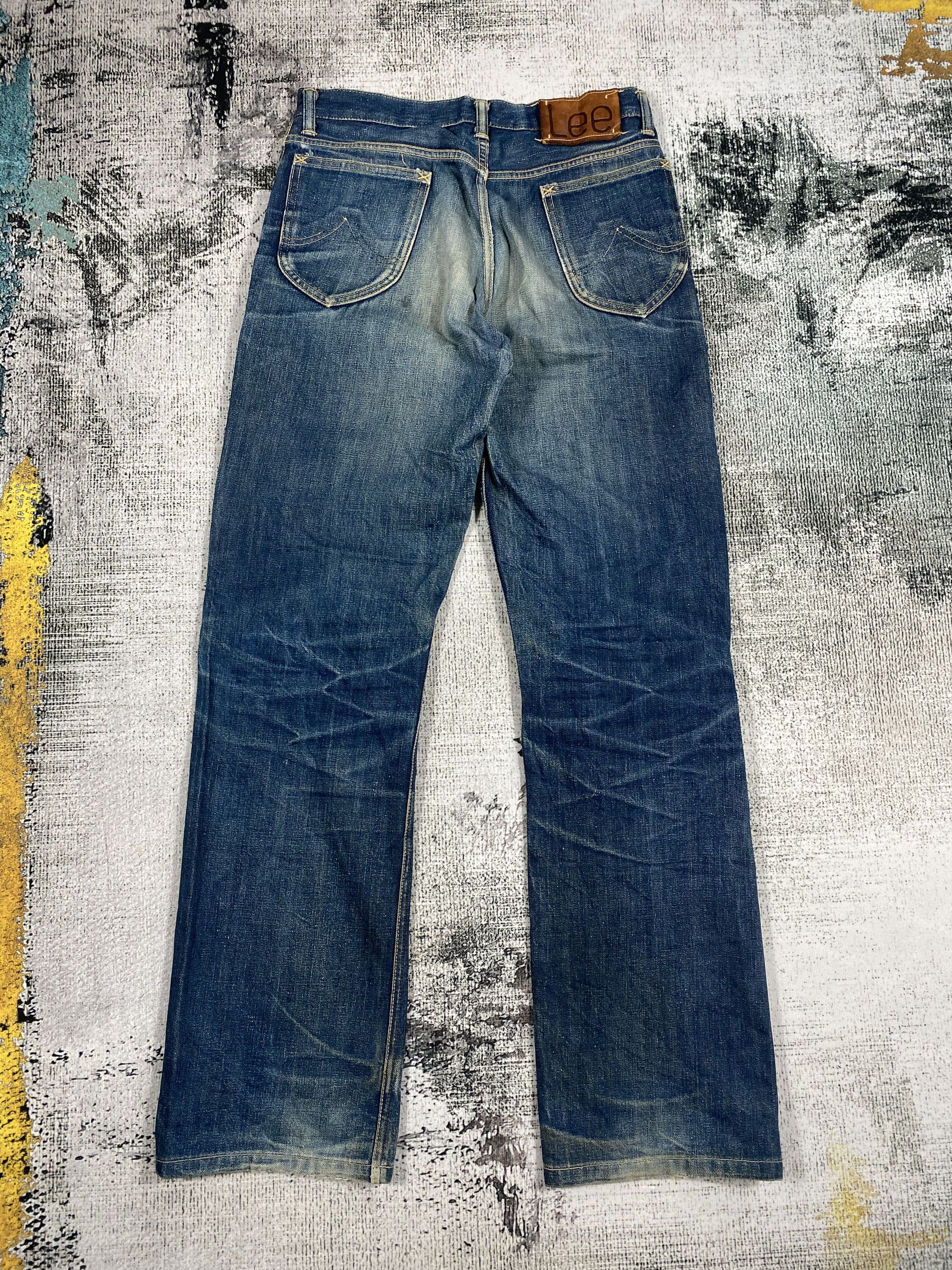 Lee × Vintage Lee Union Made Redline Rusty Distressed Denims Size US 29 - 2 Thumbnail