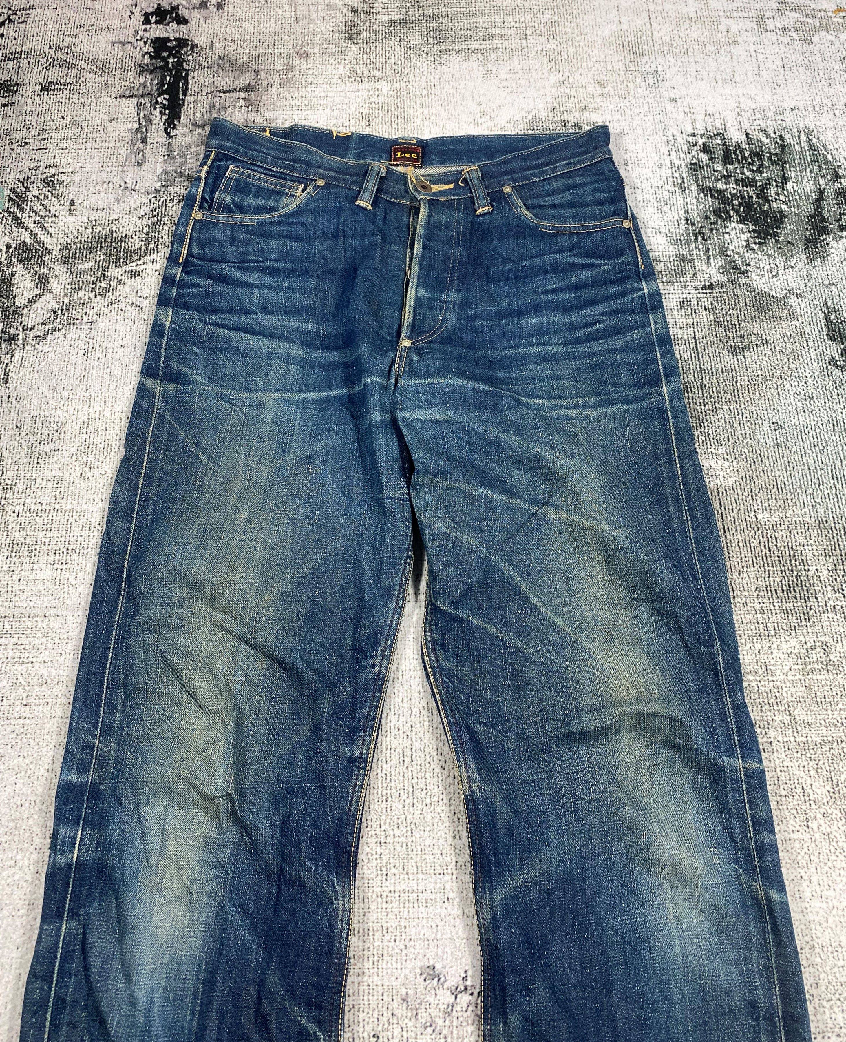 Lee × Vintage Lee Union Made Redline Rusty Distressed Denims Size US 29 - 6 Thumbnail