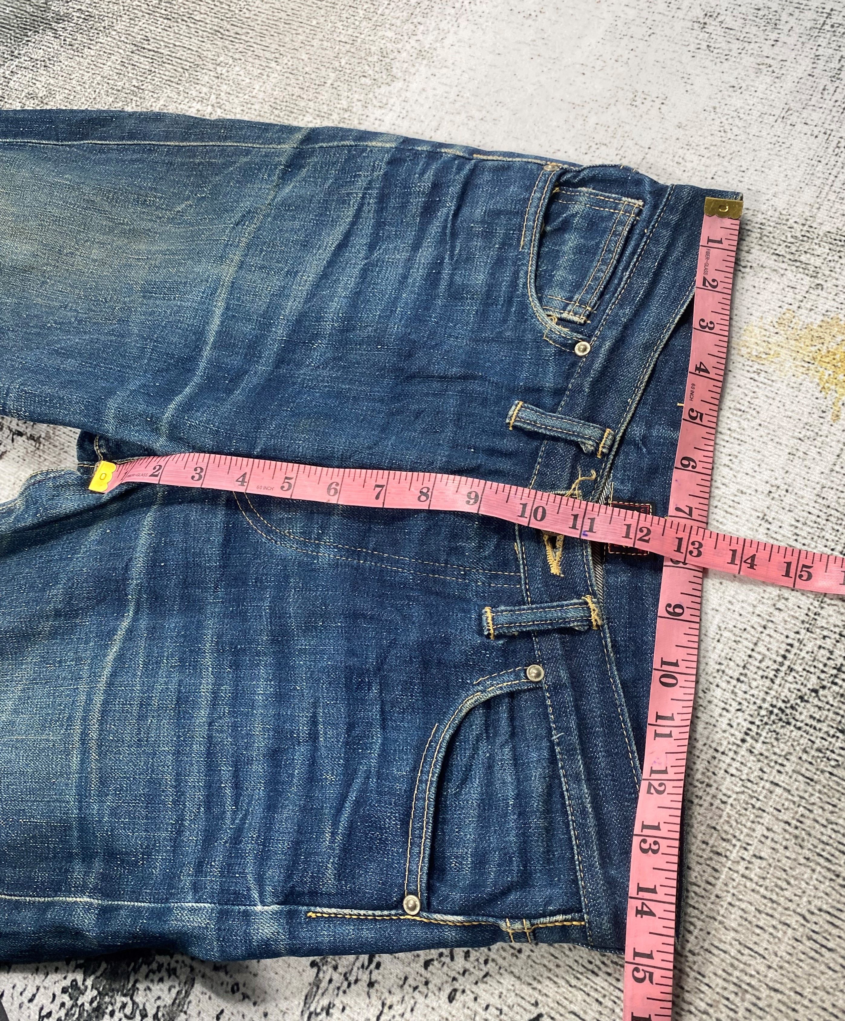 Lee × Vintage Lee Union Made Redline Rusty Distressed Denims Size US 29 - 14 Thumbnail