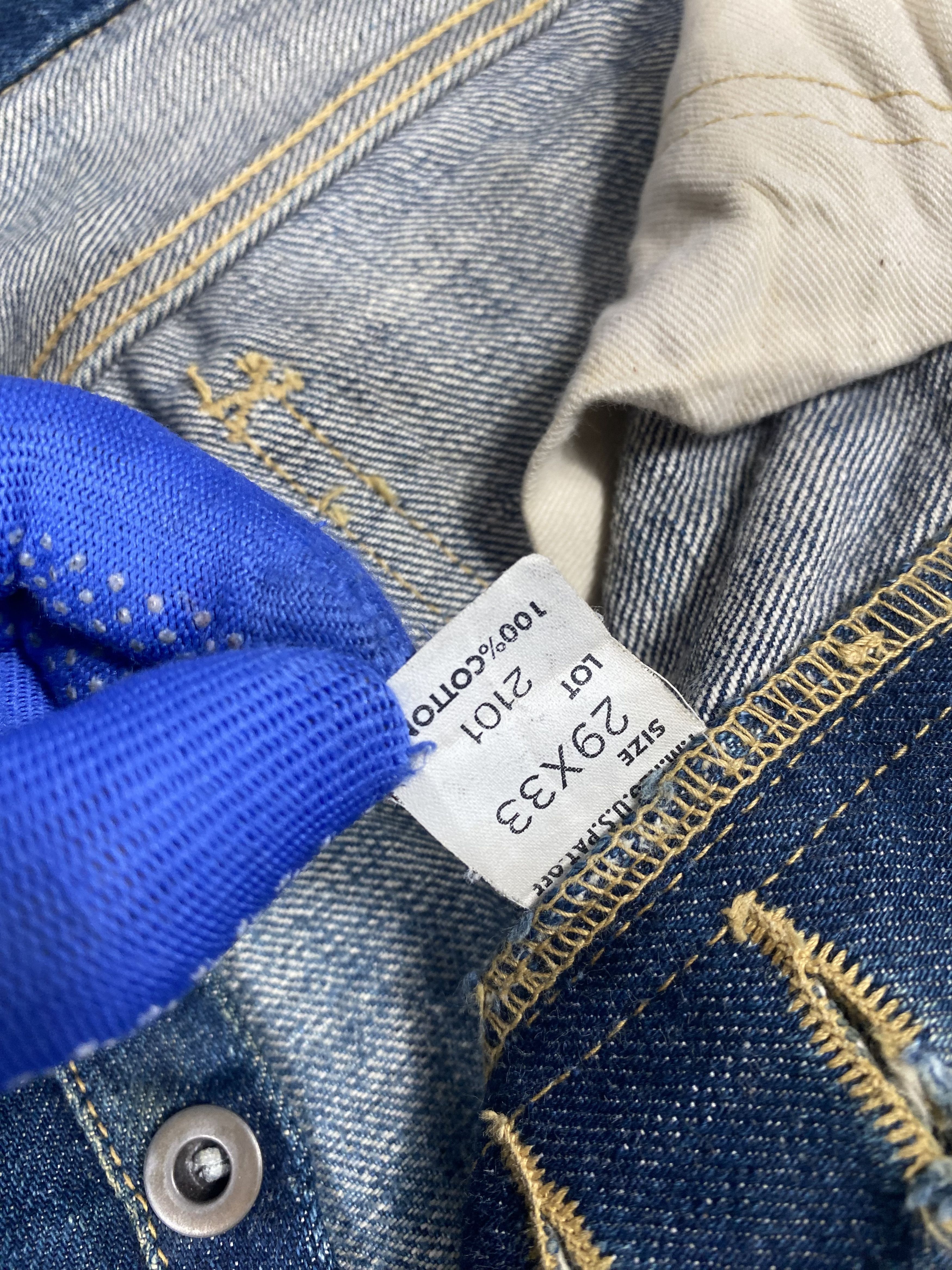 Lee × Vintage Lee Union Made Redline Rusty Distressed Denims Size US 29 - 9 Thumbnail
