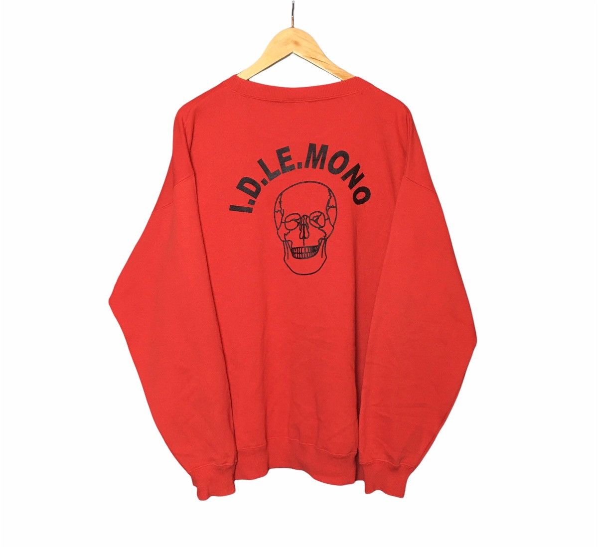 Vintage Skull I-D-LE MONO Designer Fogbound Sweatshirt