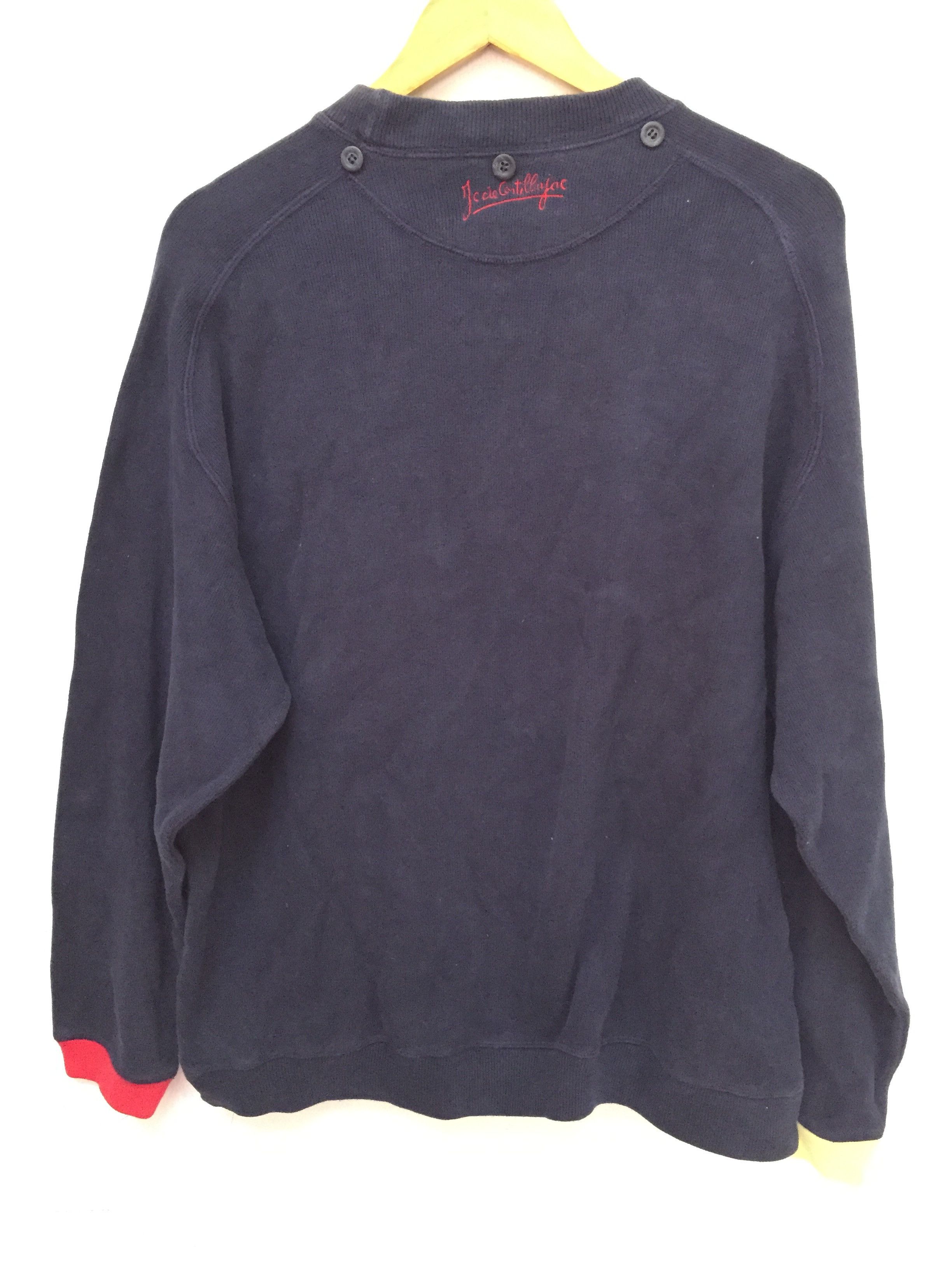 Jean Charles De Castelbajac 1990's Snow Board contra pocket sweatshirt Size US L / EU 52-54 / 3 - 6 Thumbnail
