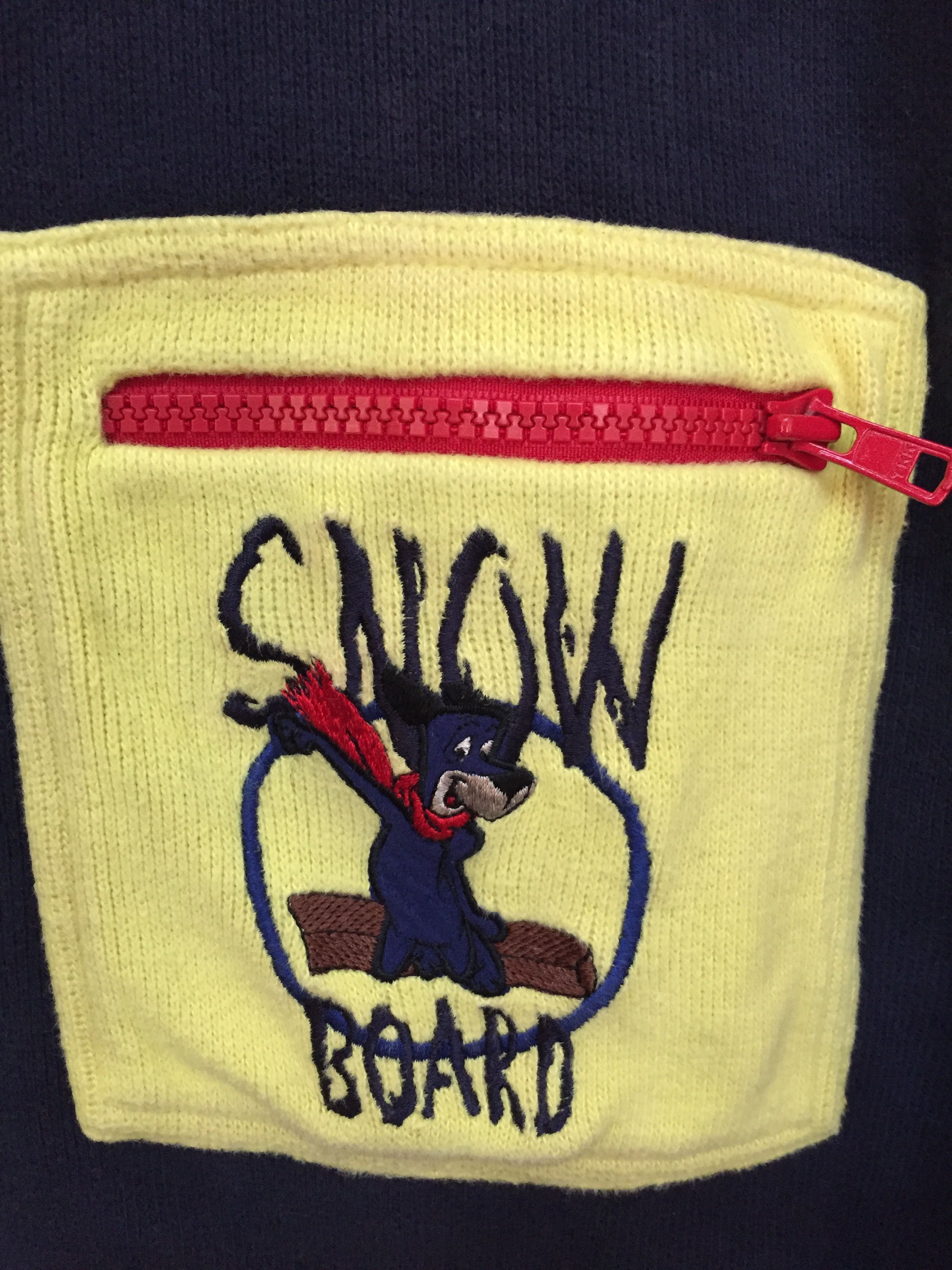 Jean Charles De Castelbajac 1990's Snow Board contra pocket sweatshirt Size US L / EU 52-54 / 3 - 4 Thumbnail