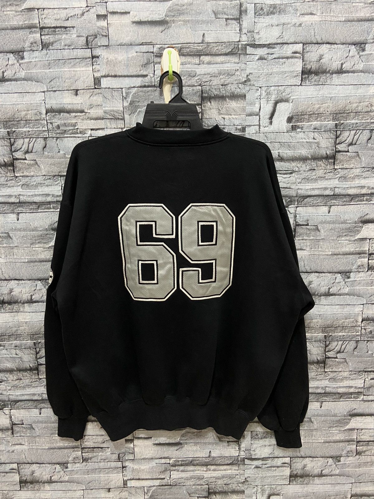 Vintage Playerz 69 sweatshirt big embroidered hip hop oversized Size US XXL / EU 58 / 5 - 8 Thumbnail