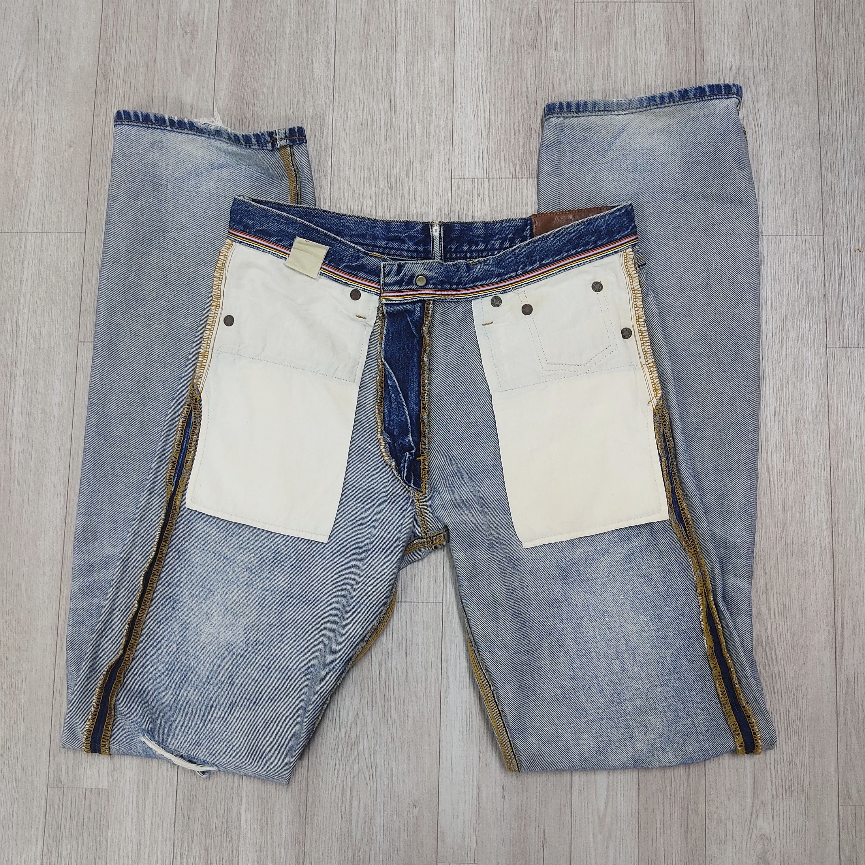 Paul Smith PAUL SMITH Jeans Distressed & Faded Denim Pants Size US 30 / EU 46 - 9 Thumbnail