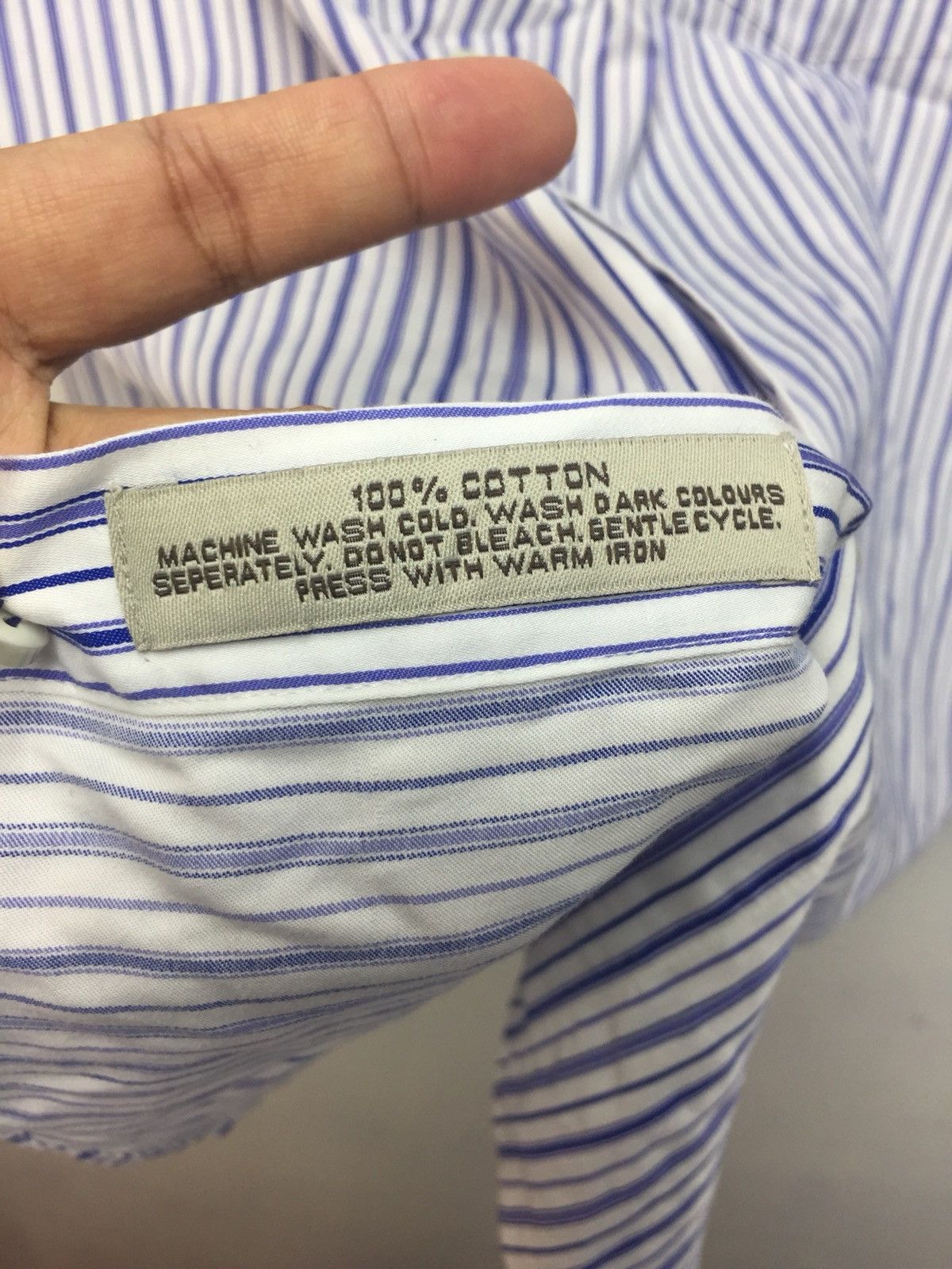 Japanese Brand Montagut Stripe Casual Shirt Size US M / EU 48-50 / 2 - 6 Thumbnail