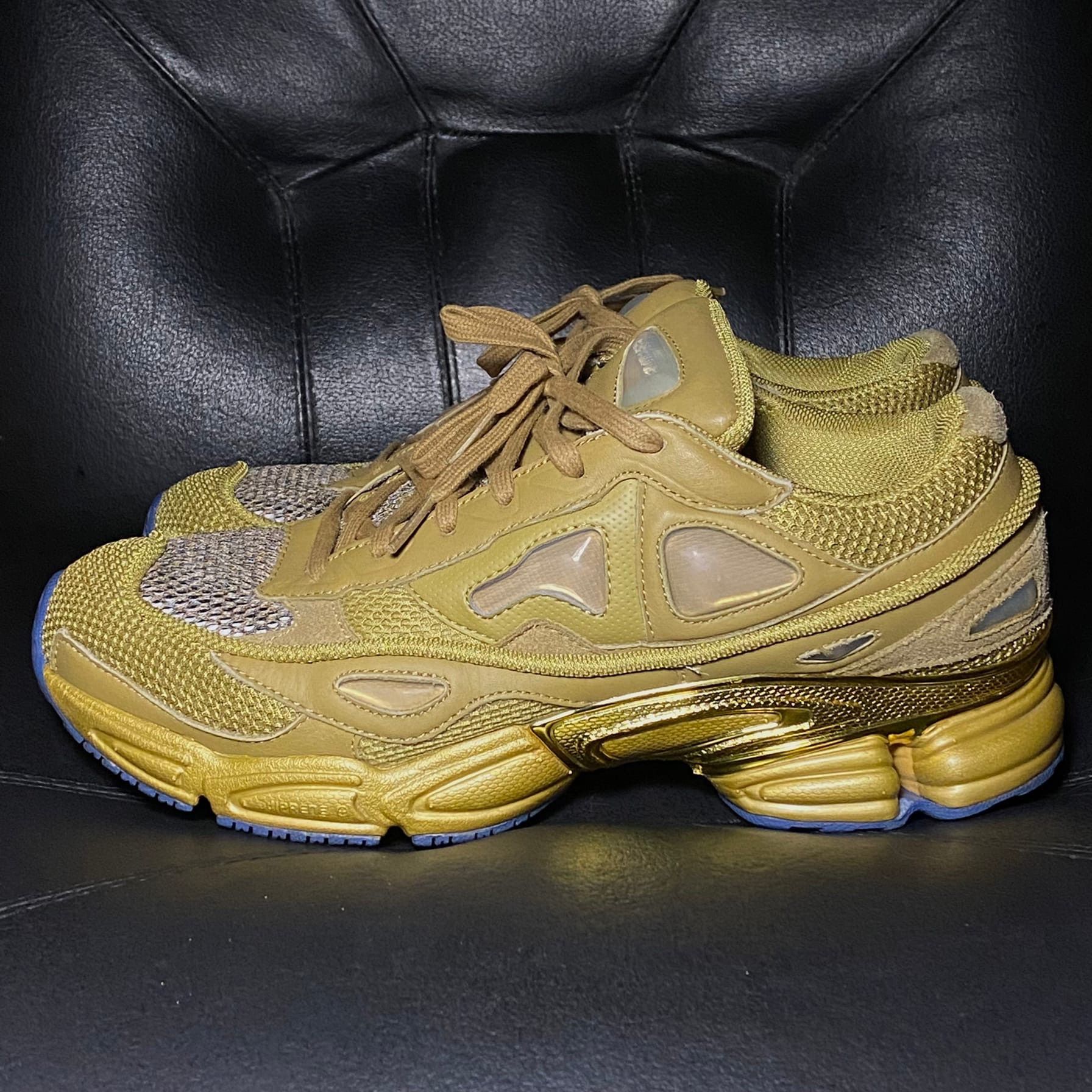 Adidas × Raf Simons Raf Simons x Ozweego gold Size US 8.5 / EU 41-42 - 3 Thumbnail