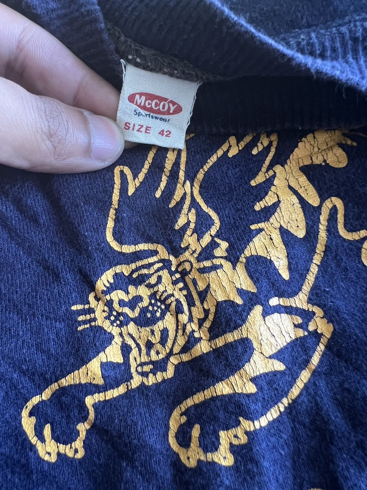 The Real McCoy's ARCHIVE🔥Real McCoy's "Ding-Hao" 14th Air Force USAF Sweater Size US L / EU 52-54 / 3 - 7 Thumbnail