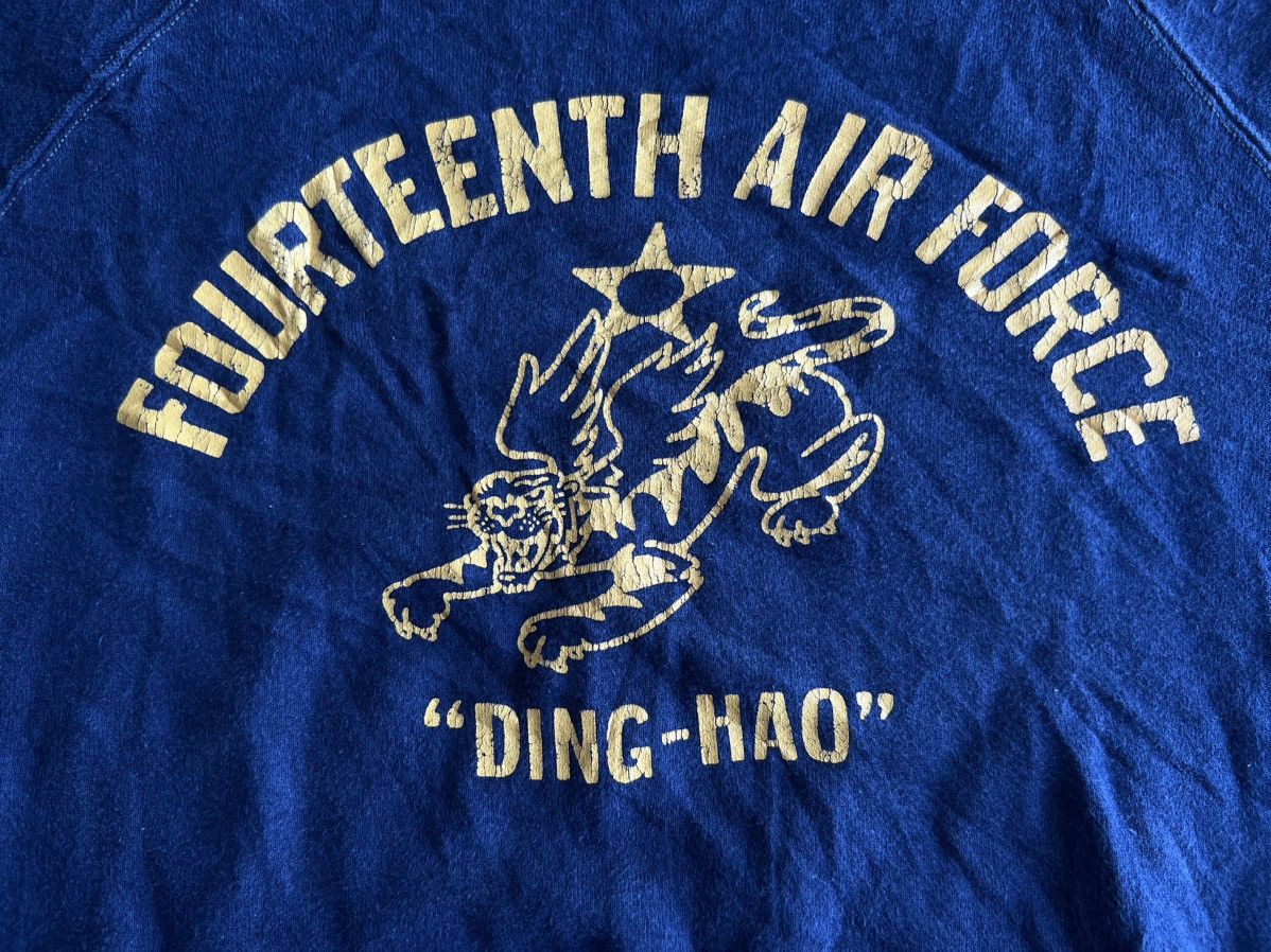 The Real McCoy's ARCHIVE🔥Real McCoy's "Ding-Hao" 14th Air Force USAF Sweater Size US L / EU 52-54 / 3 - 6 Thumbnail