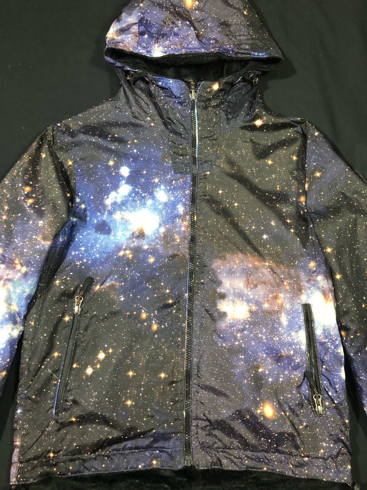 GRN Dope Streetwear Galaxy Hoodie Jacket Size US M / EU 48-50 / 2 - 2 Thumbnail
