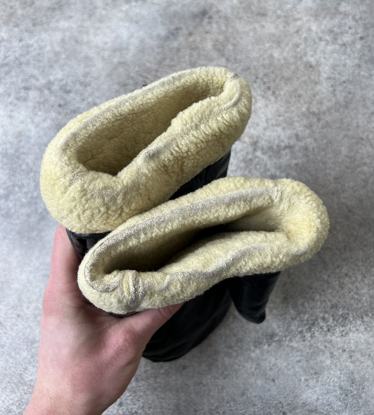 Japanese Brand × Vintage Very rare vintage leather gloves Size ONE SIZE - 8 Thumbnail