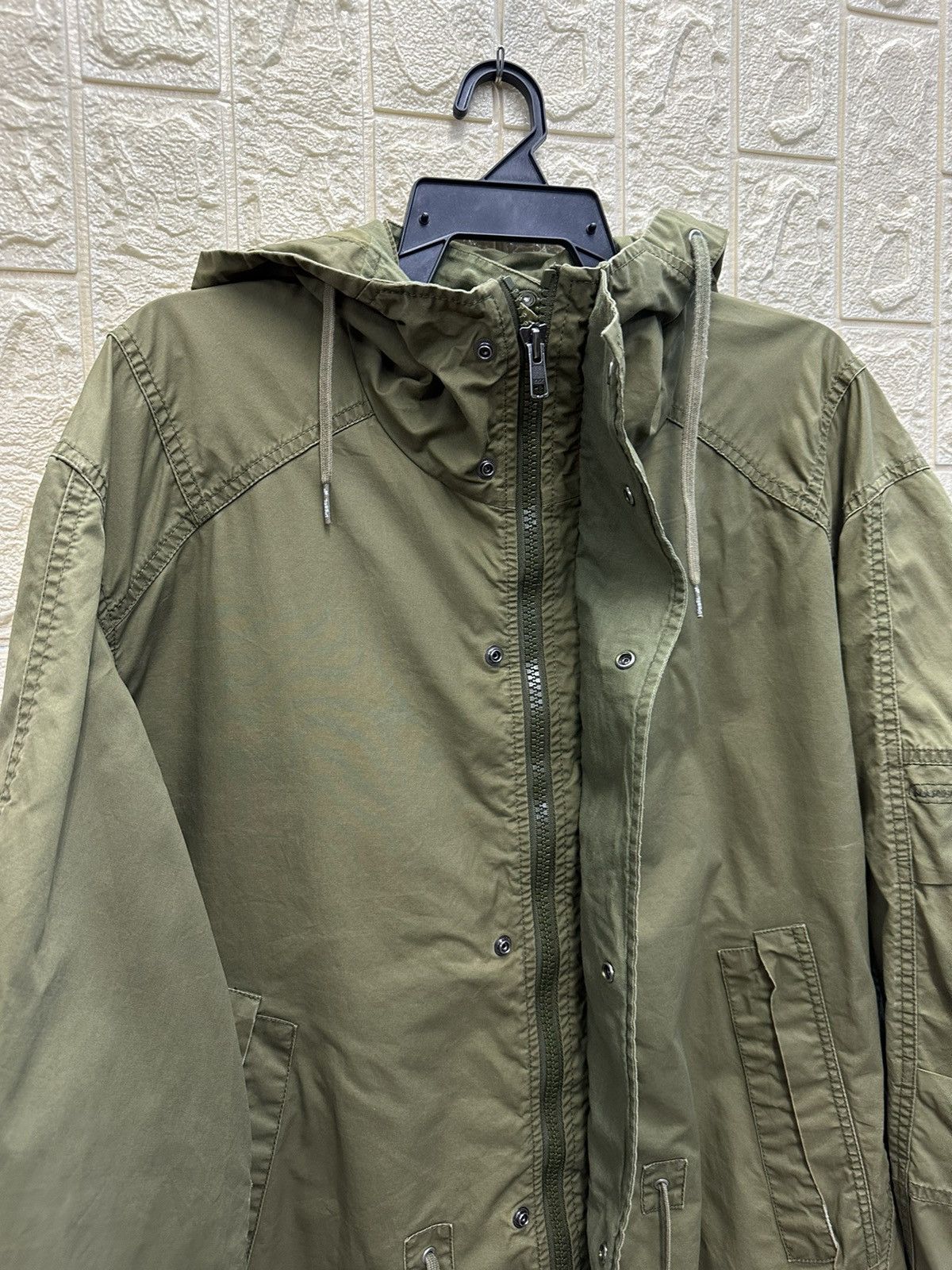 Diesel Diesel Green Parka Jacket Army Style GR86 Size US L / EU 52-54 / 3 - 5 Thumbnail