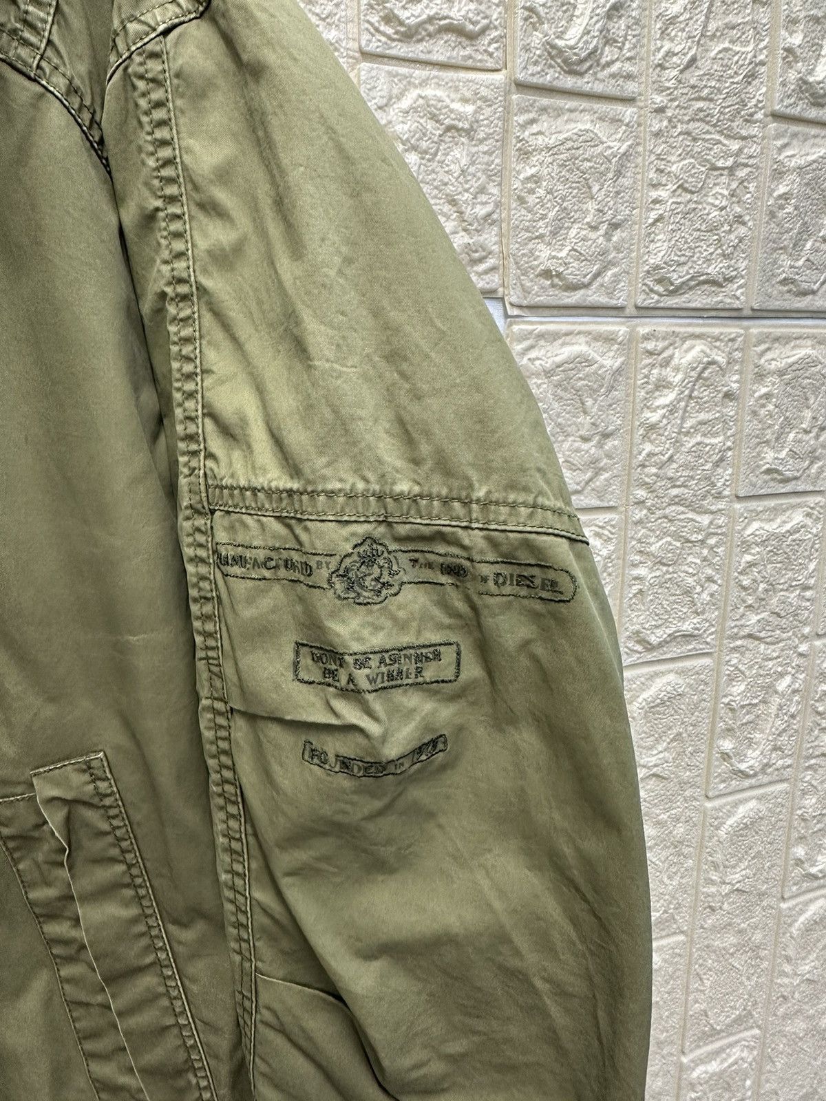 Diesel Diesel Green Parka Jacket Army Style GR86 Size US L / EU 52-54 / 3 - 4 Thumbnail
