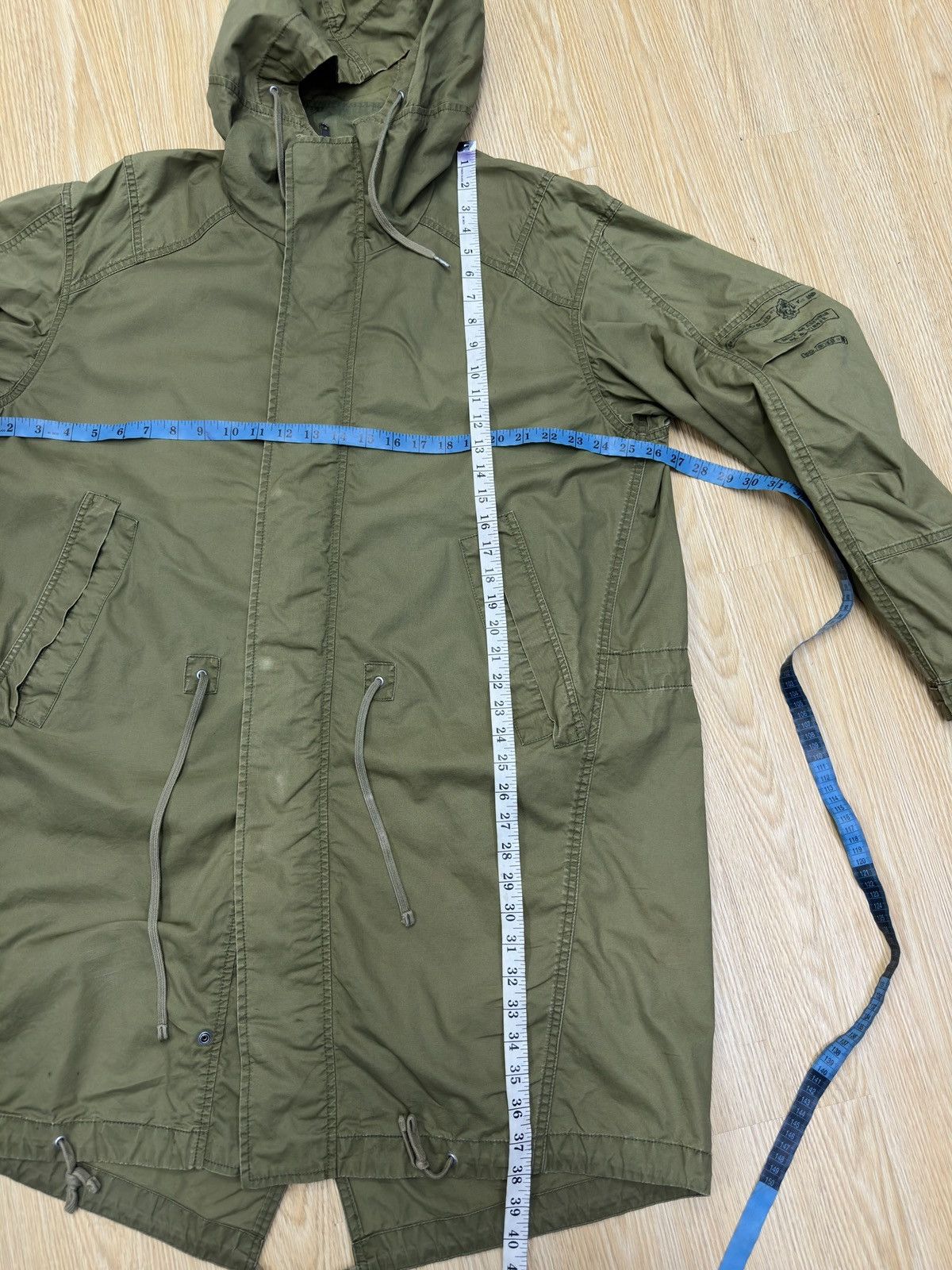 Diesel Diesel Green Parka Jacket Army Style GR86 Size US L / EU 52-54 / 3 - 6 Thumbnail