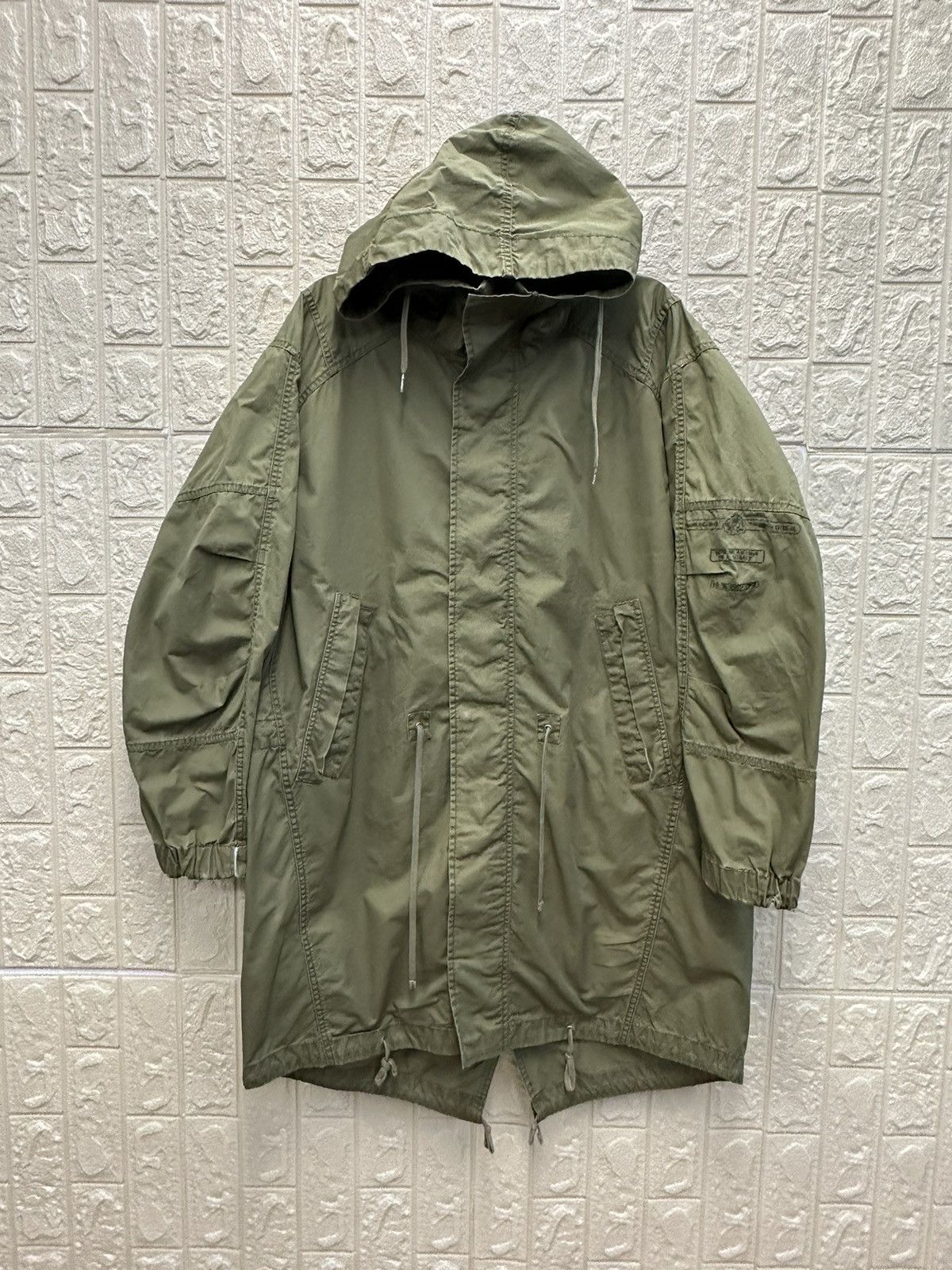 Diesel Diesel Green Parka Jacket Army Style GR86 Size US L / EU 52-54 / 3 - 1 Thumbnail