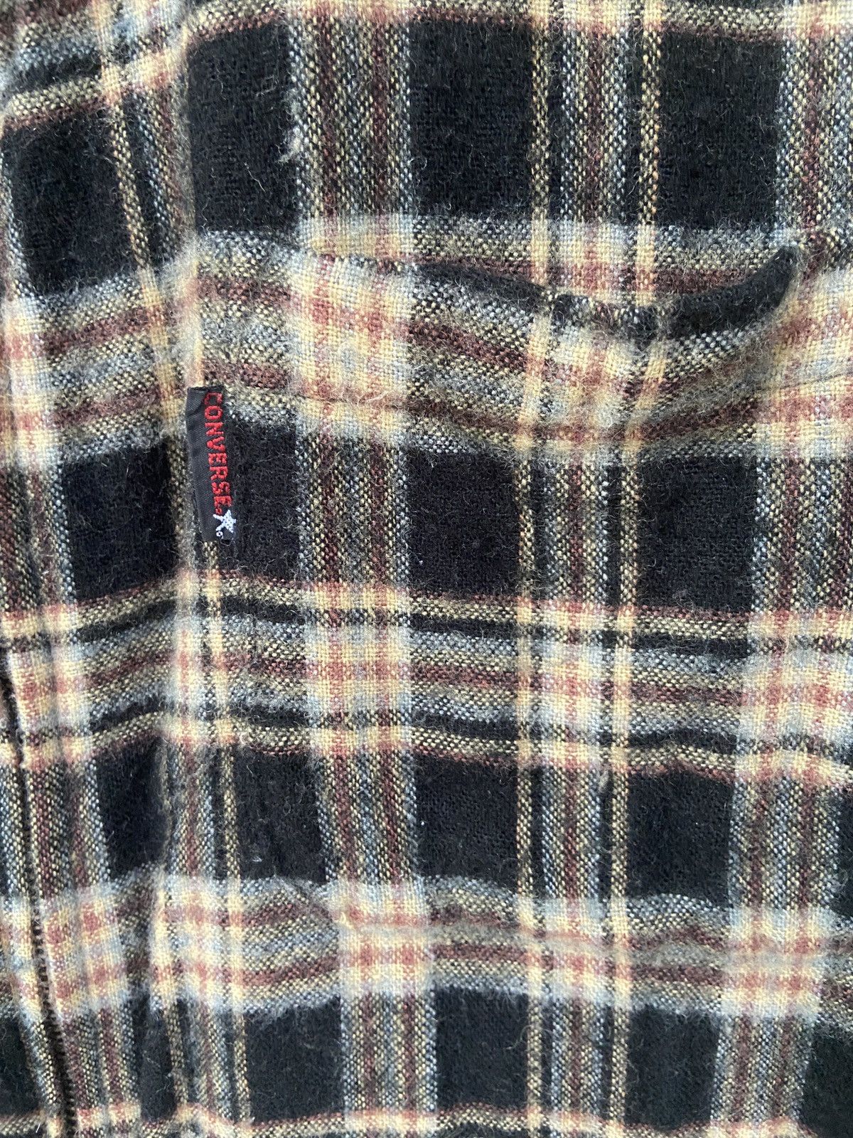 Converse Vintage Converse Zip Up Wool Flannel Jacket Size US M / EU 48-50 / 2 - 7 Thumbnail
