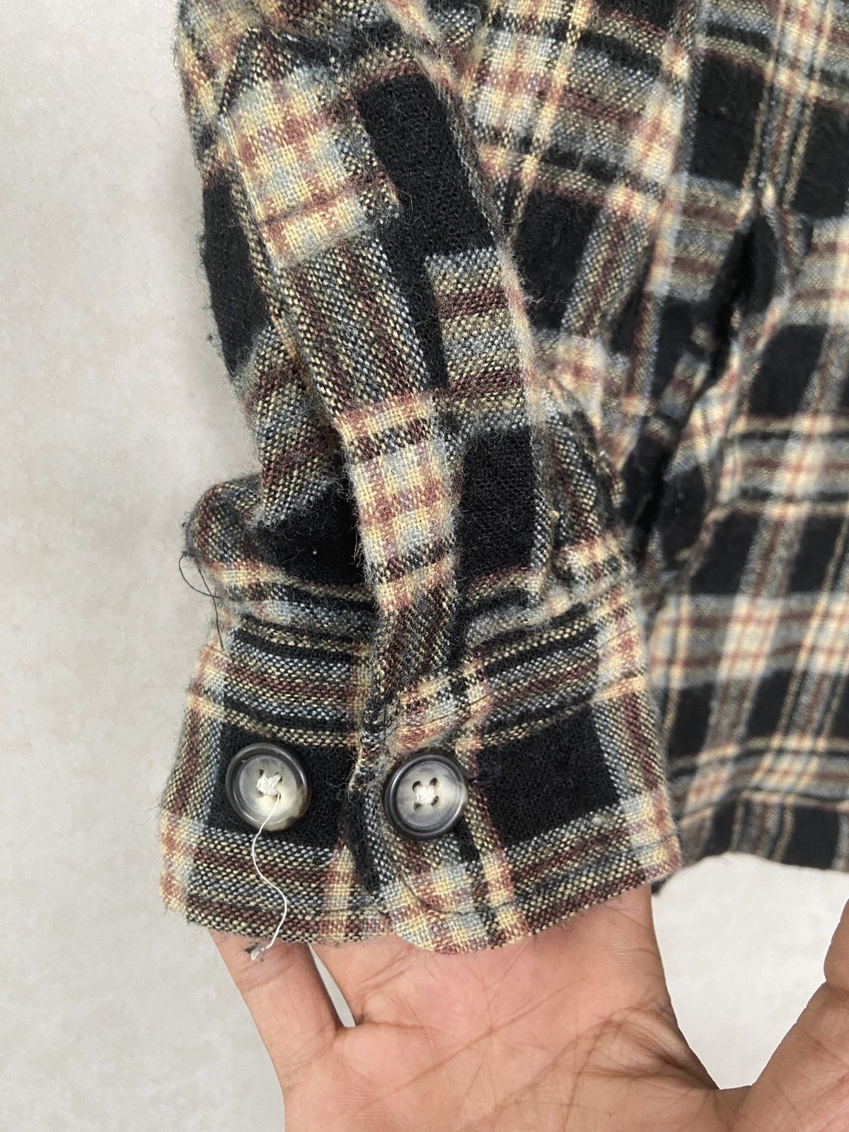 Converse Vintage Converse Zip Up Wool Flannel Jacket Size US M / EU 48-50 / 2 - 8 Thumbnail