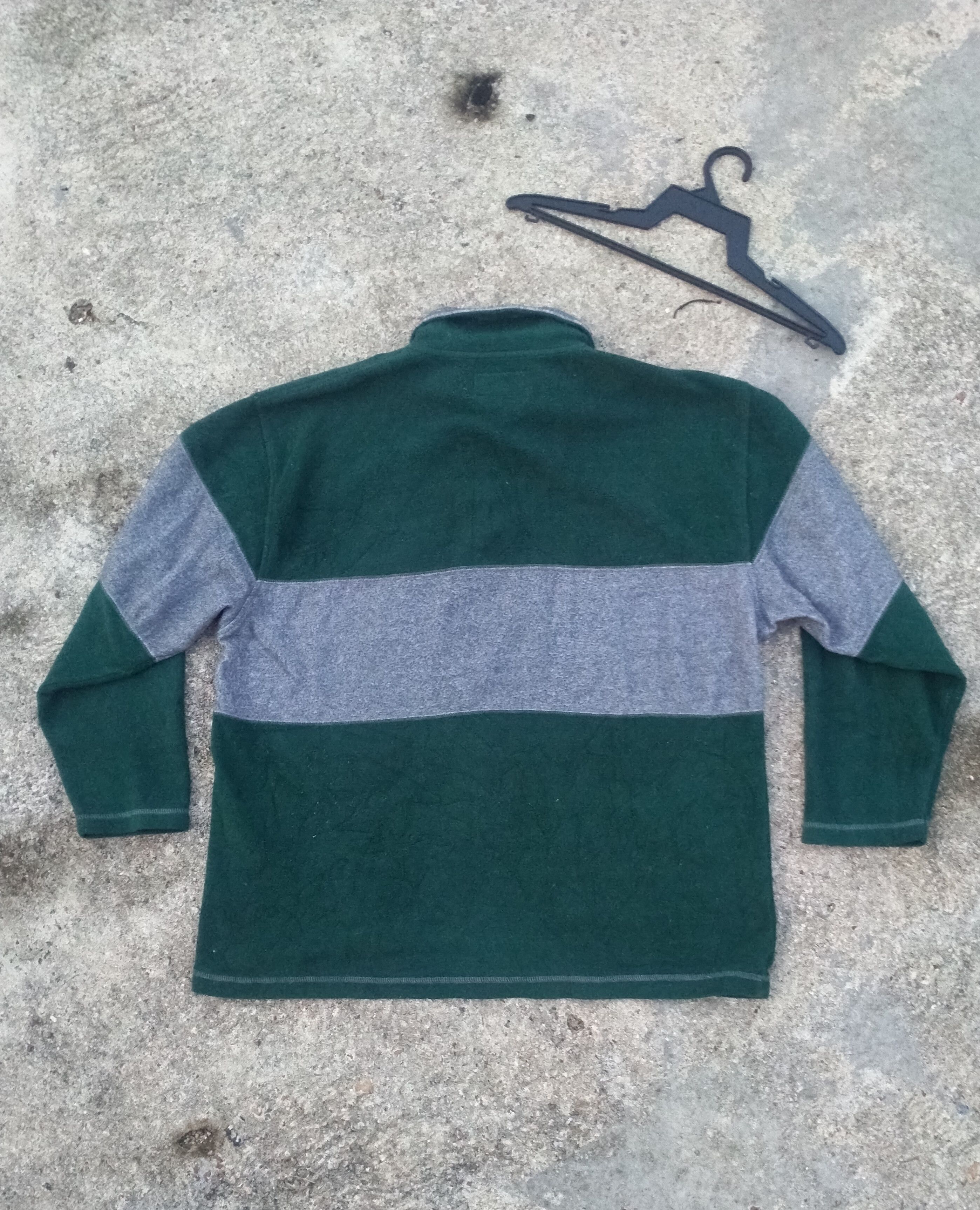 Japanese Brand VINTAGE LUCKYSTRIKE 2 TONE COLOUR FLEECE JACKET Size US L / EU 52-54 / 3 - 5 Thumbnail