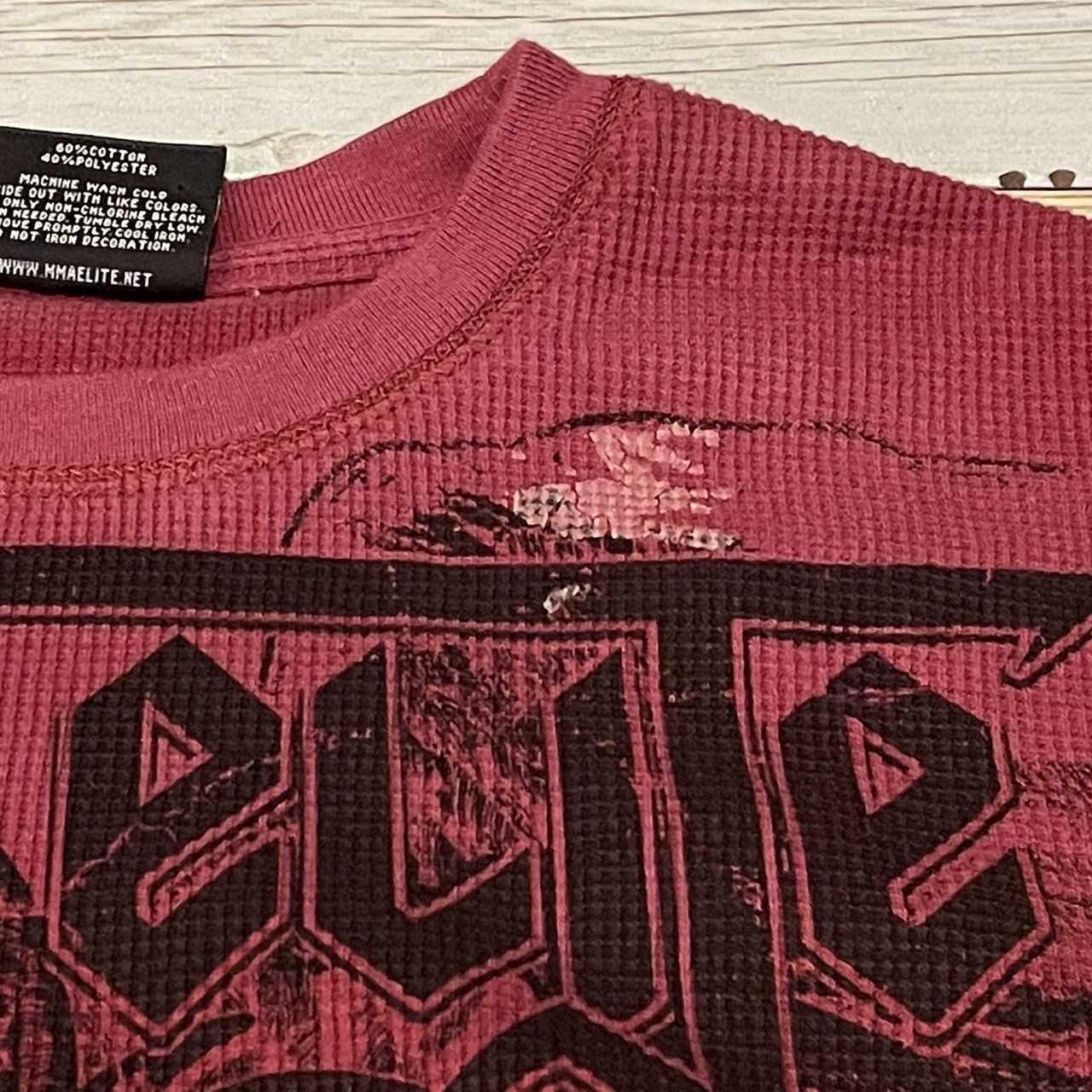 Affliction Mma Elite Skulls Thermal Longsleeve Y2K Size US M / EU 48-50 / 2 - 9 Thumbnail