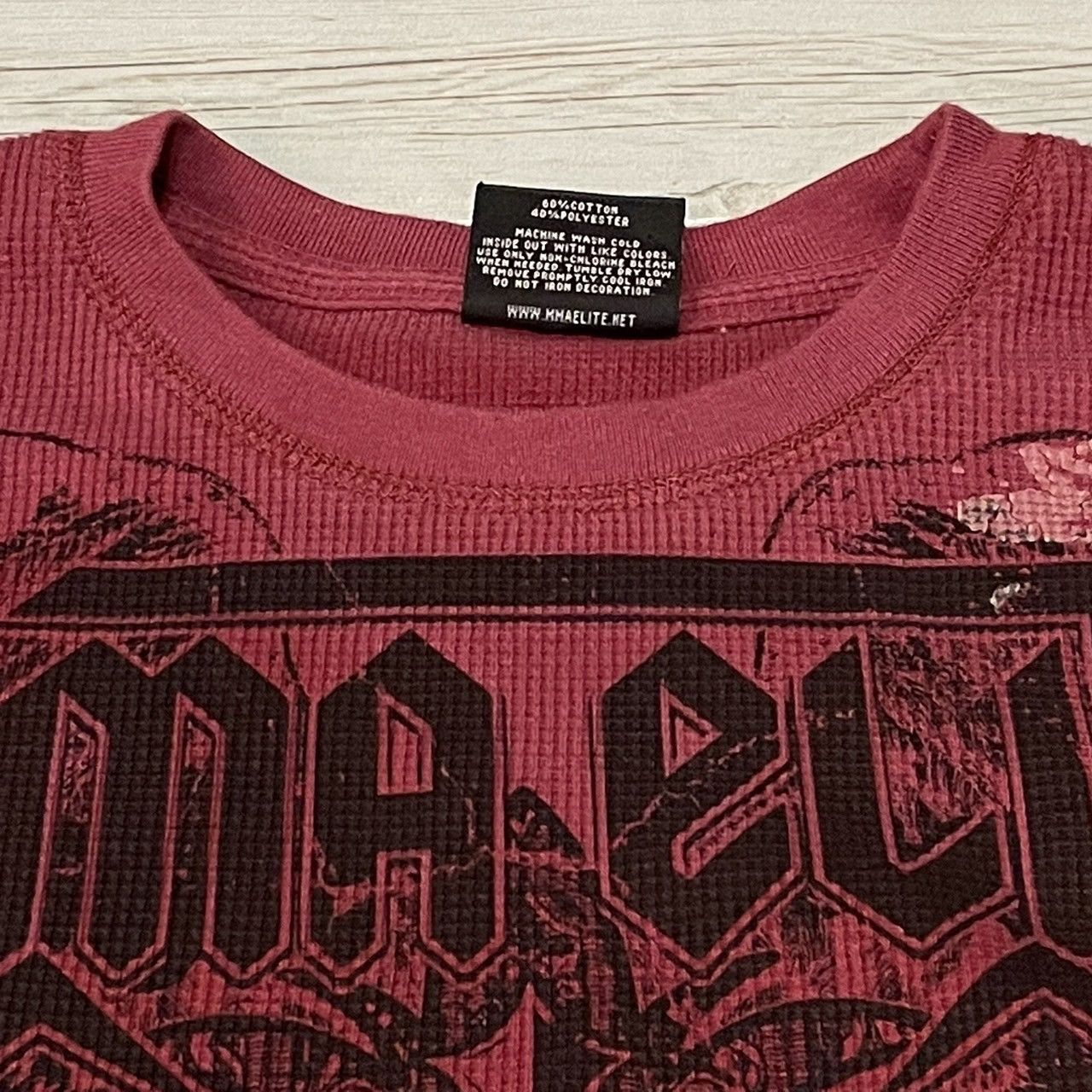 Affliction Mma Elite Skulls Thermal Longsleeve Y2K Size US M / EU 48-50 / 2 - 6 Thumbnail