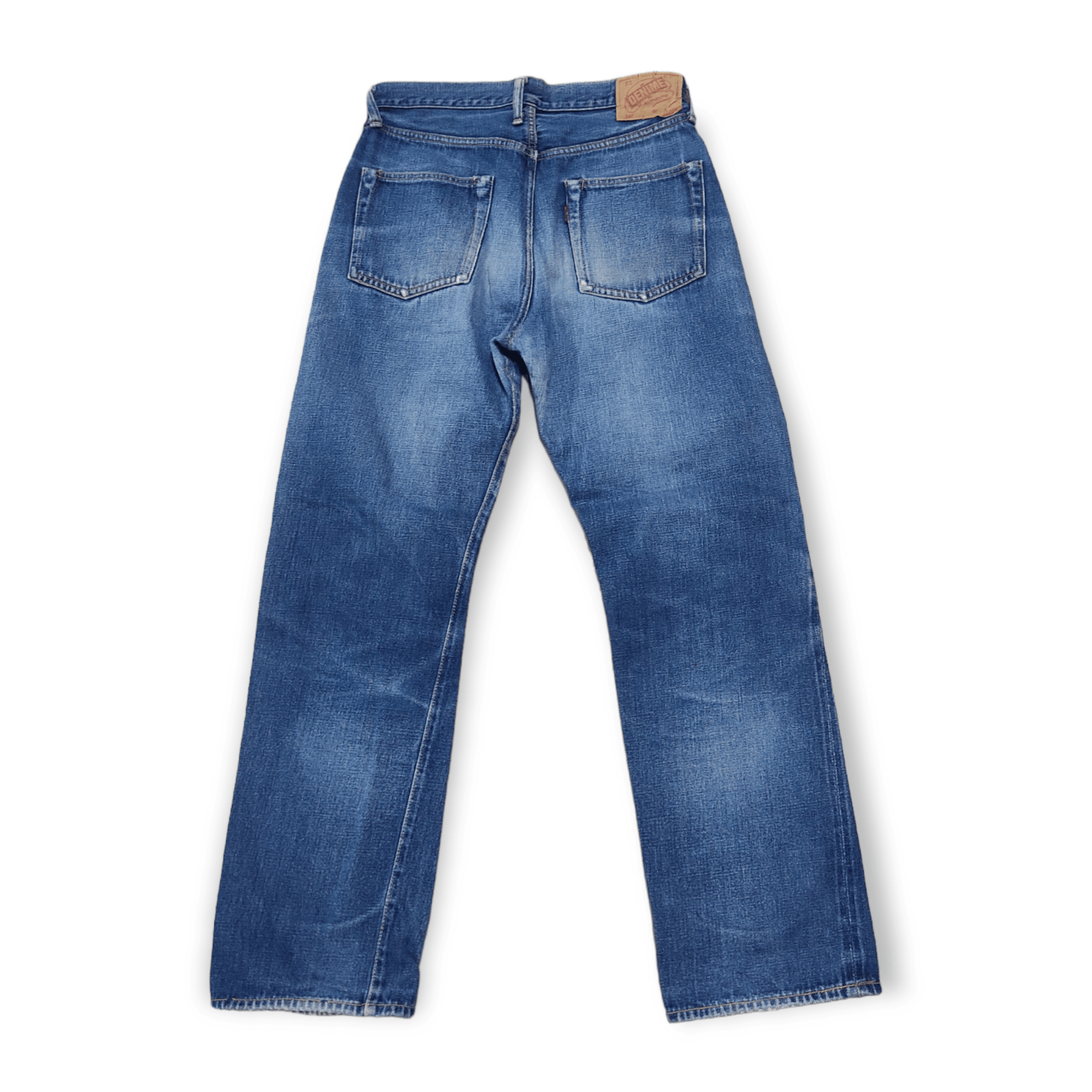 Denime Denime Japan Distressed Selvedge Blue Jeans Pants Size US 30 / EU 46 - 2 Thumbnail