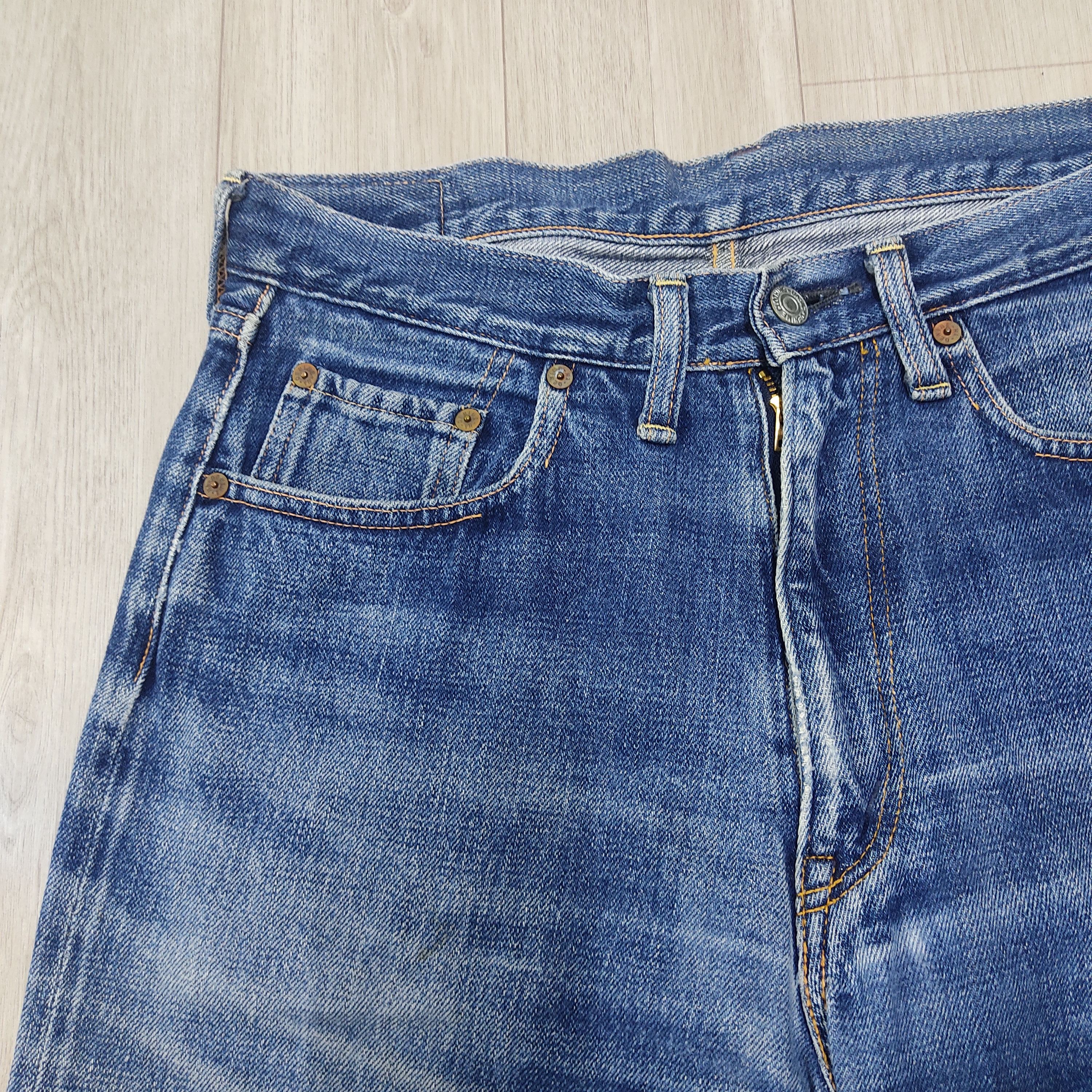 Denime Denime Japan Distressed Selvedge Blue Jeans Pants Size US 30 / EU 46 - 6 Thumbnail