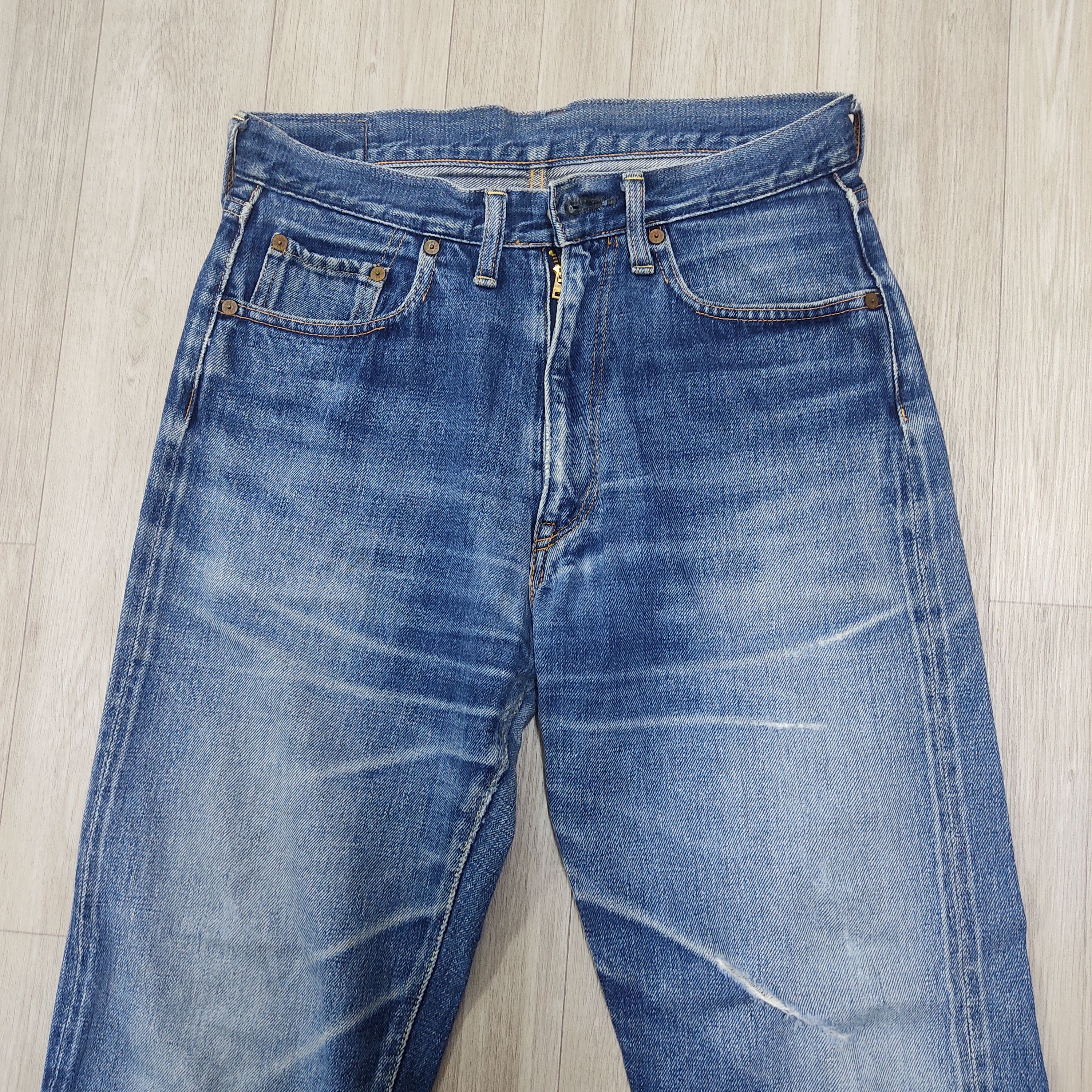 Denime Denime Japan Distressed Selvedge Blue Jeans Pants Size US 30 / EU 46 - 5 Thumbnail