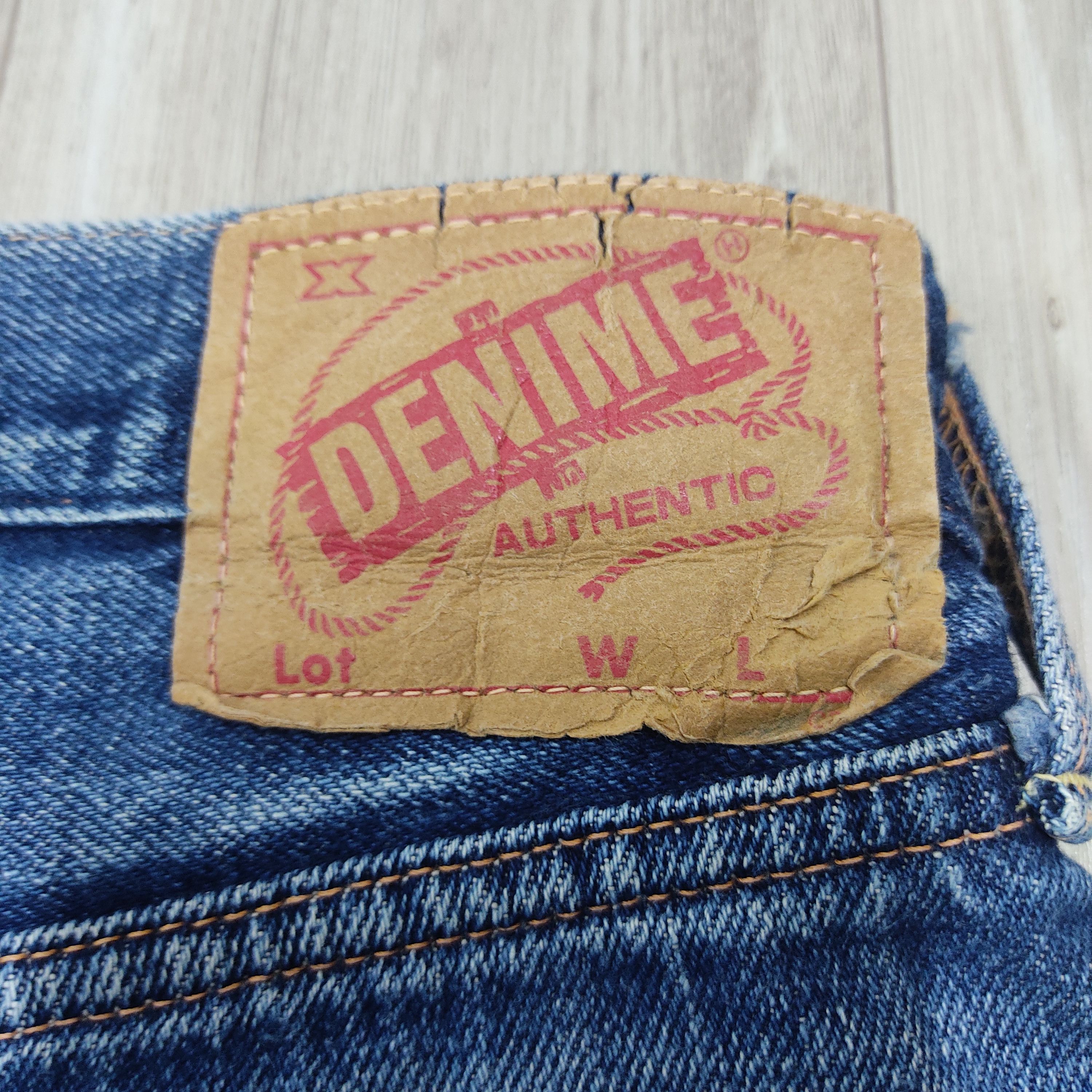 Denime Denime Japan Distressed Selvedge Blue Jeans Pants Size US 30 / EU 46 - 11 Thumbnail