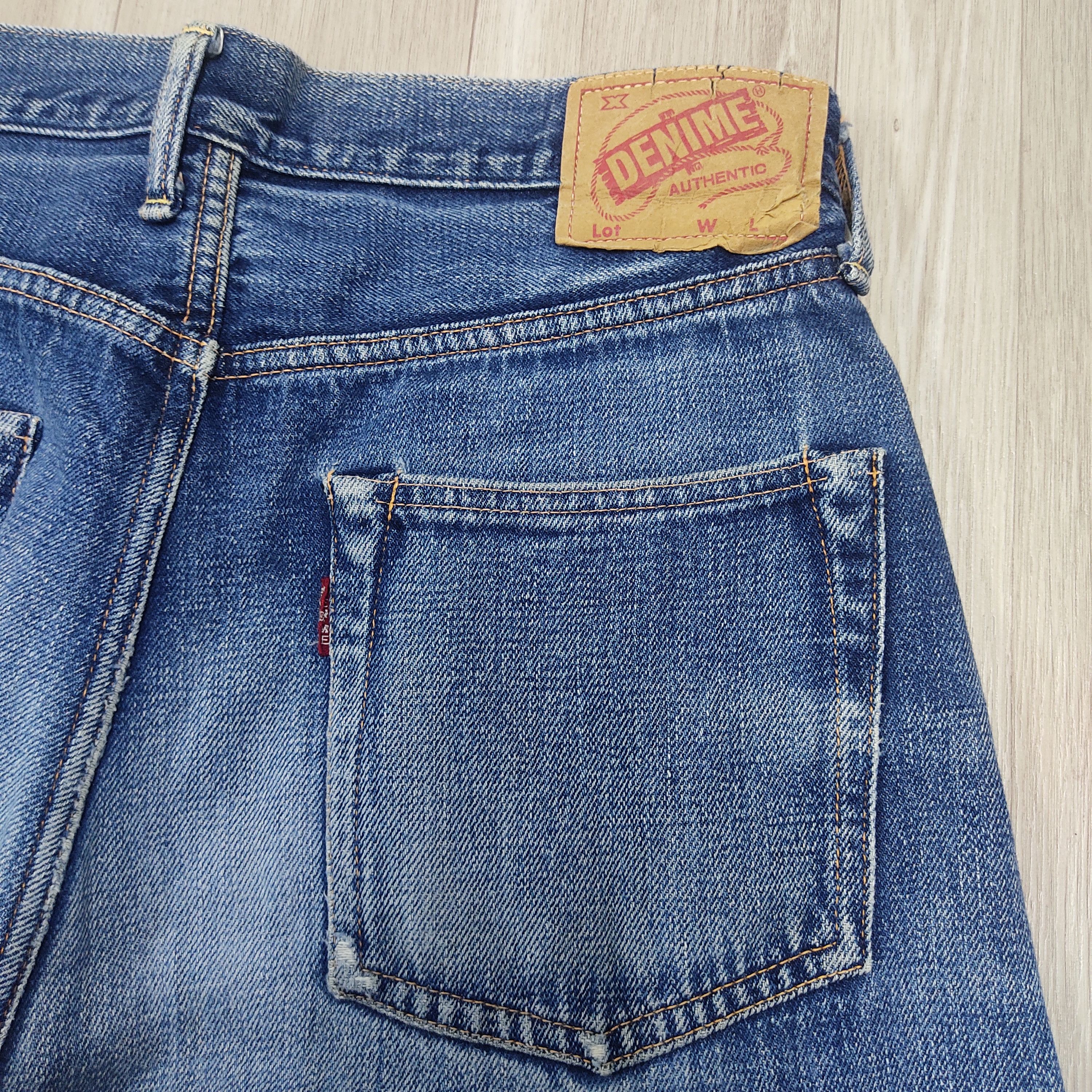 Denime Denime Japan Distressed Selvedge Blue Jeans Pants Size US 30 / EU 46 - 9 Thumbnail