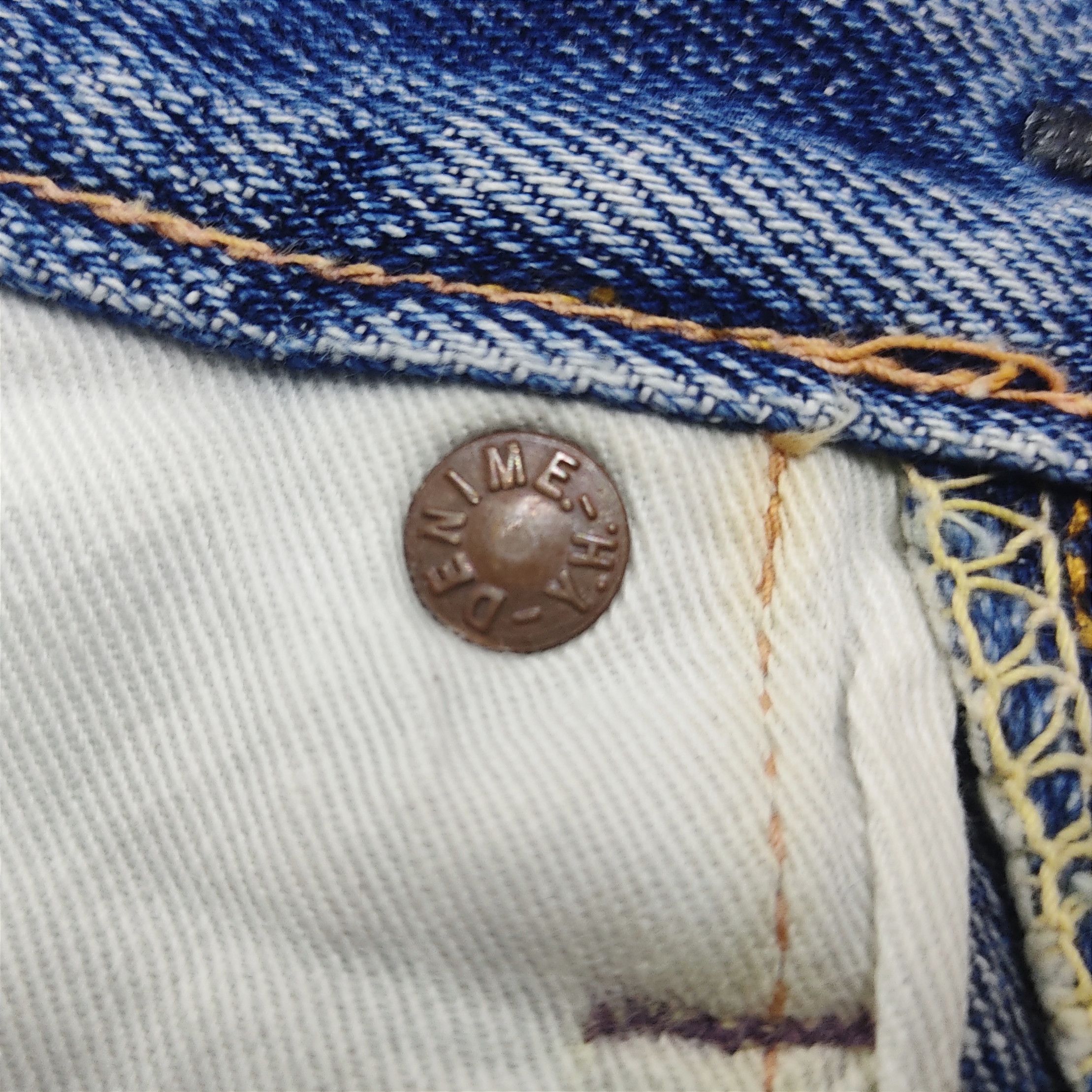 Denime Denime Japan Distressed Selvedge Blue Jeans Pants Size US 30 / EU 46 - 16 Thumbnail