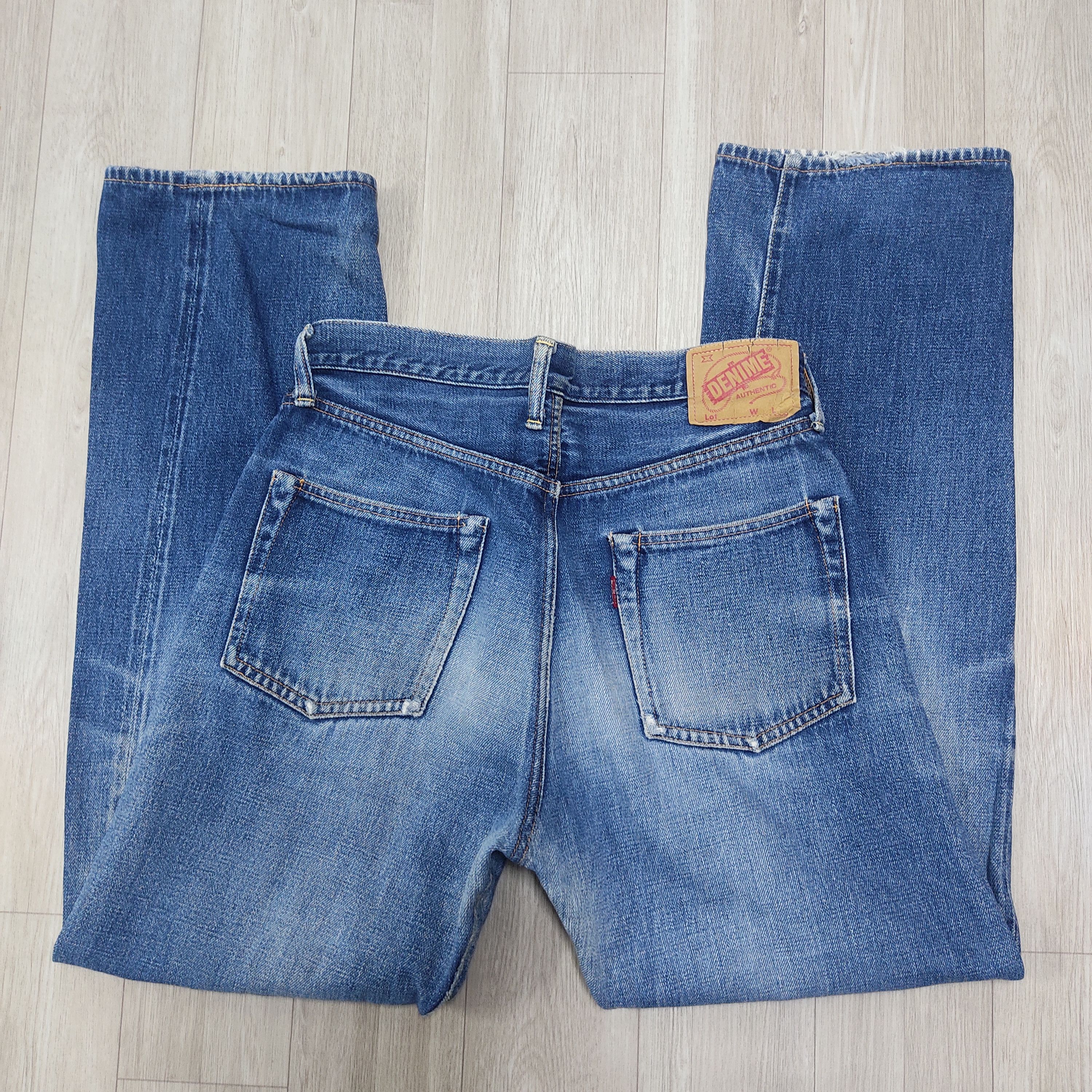 Denime Denime Japan Distressed Selvedge Blue Jeans Pants Size US 30 / EU 46 - 8 Thumbnail