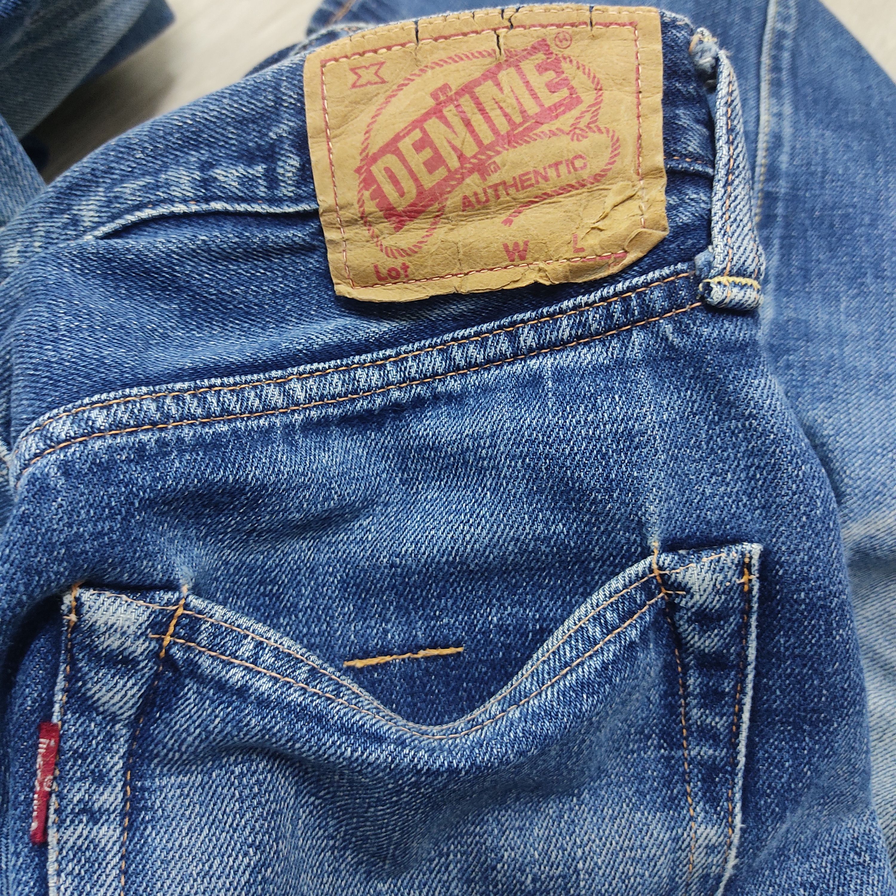 Denime Denime Japan Distressed Selvedge Blue Jeans Pants Size US 30 / EU 46 - 10 Thumbnail