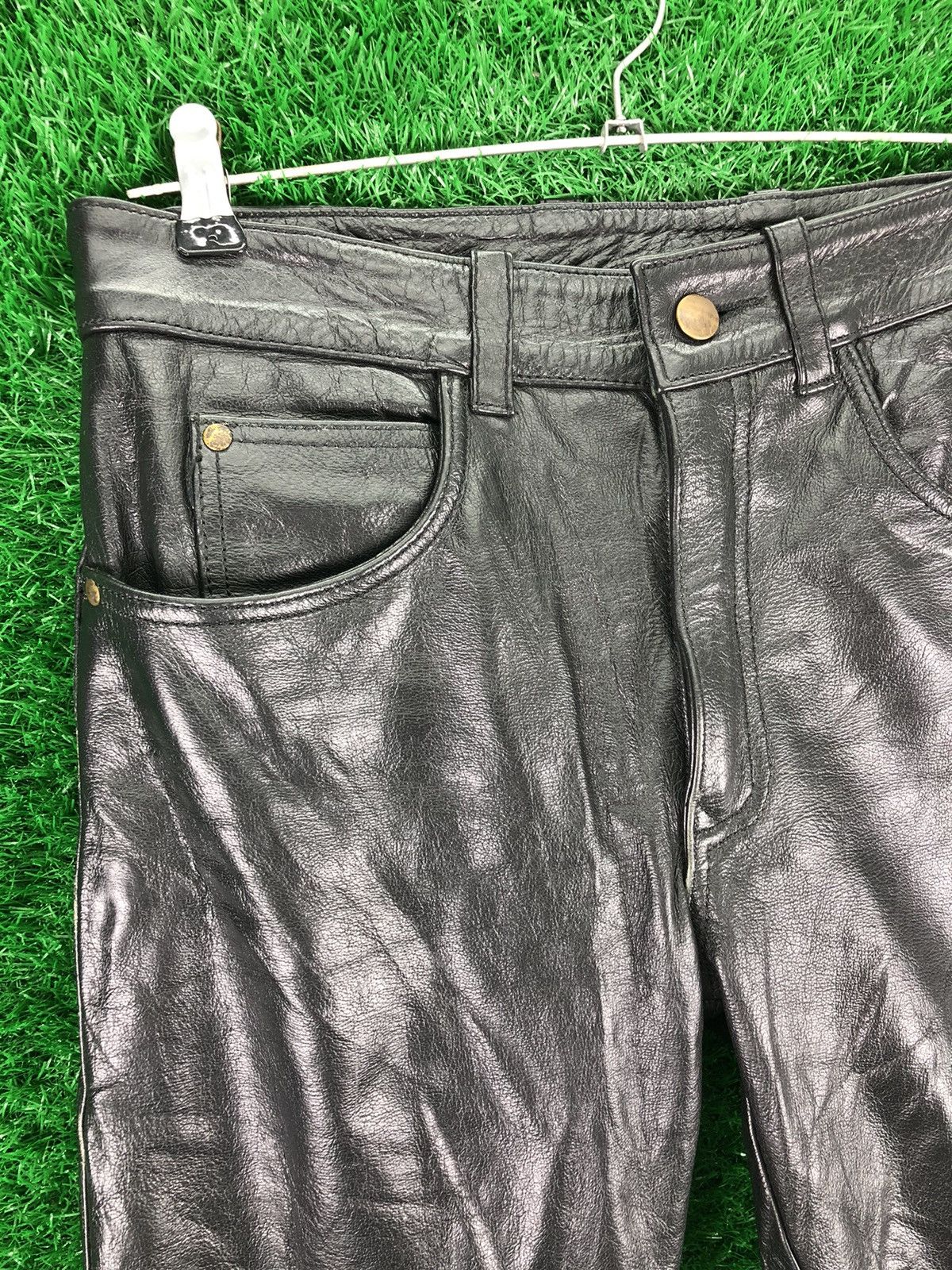 Vintage 90's Leather Pants by Straight Japanese Brand