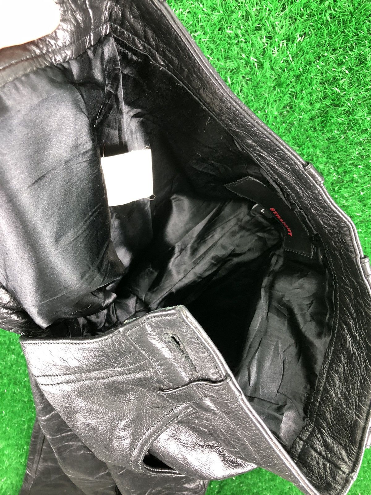 Vintage 90's Leather Pants by Straight Japanese Brand